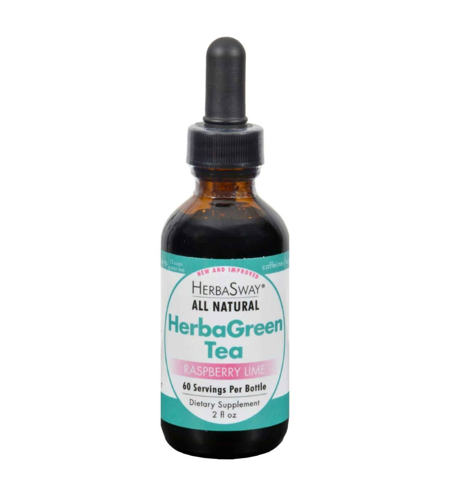 Herbasway Herbagreen Tea, Raspberry Lime, 2 Ounce Raspberry Lime 2