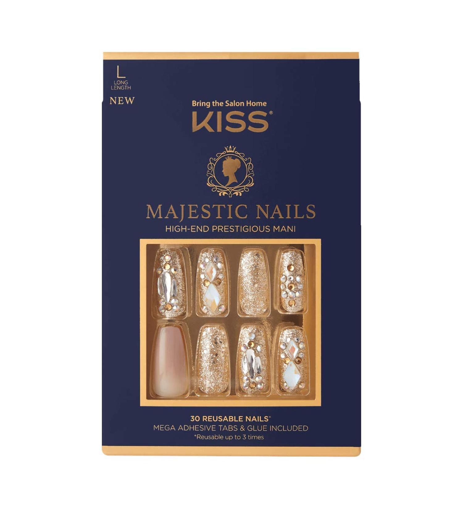 KISS Majestic Nails My Crown 30 Count - Pack of 1 - Buy Online on SooperMarket.com