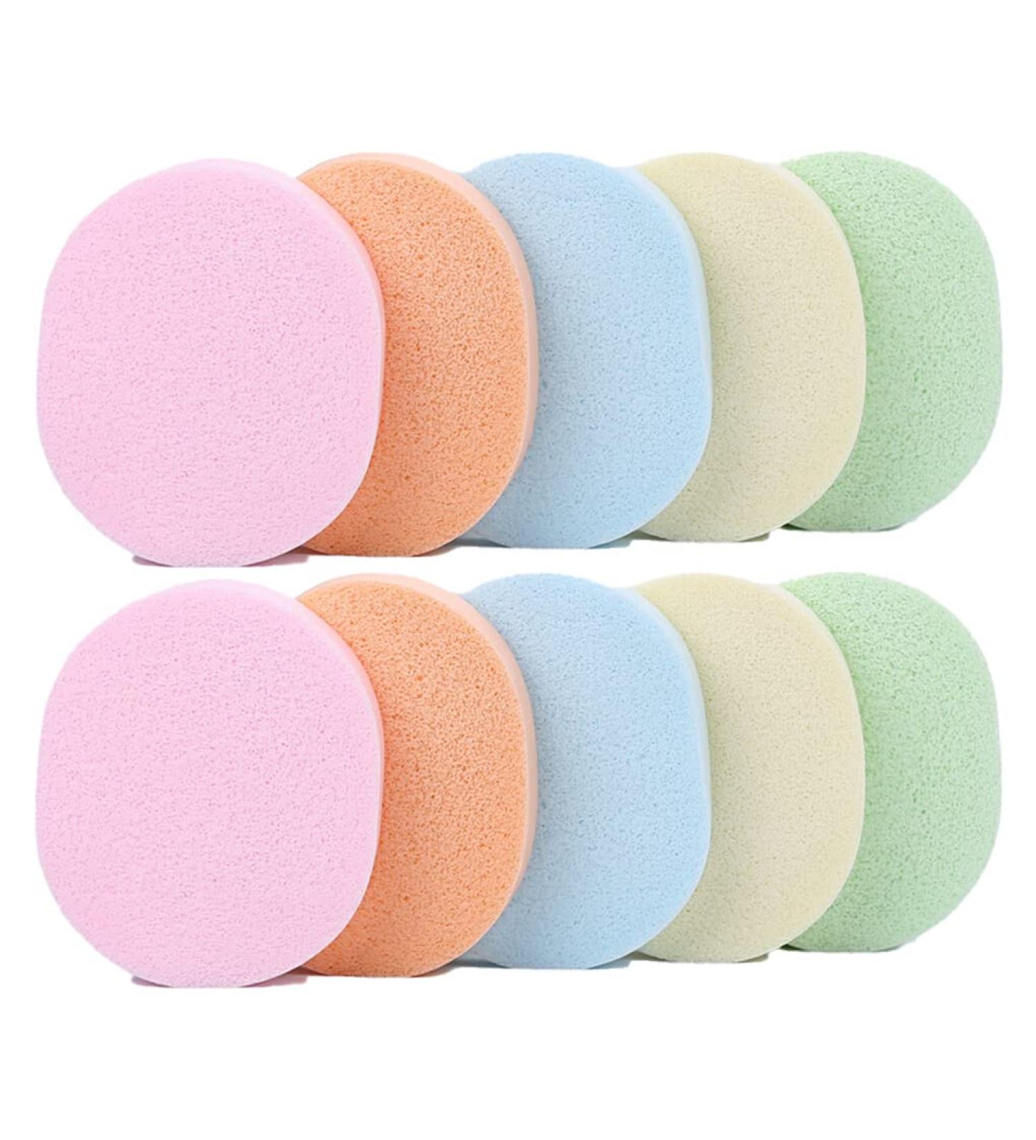 Dajidafu 10 Pieces Color Random Face Washing Discs Assortment Women Men Makeup Removal Pad Assorted Kit Scrubber Cleaning Tool - Buy Online on SooperMarket.com