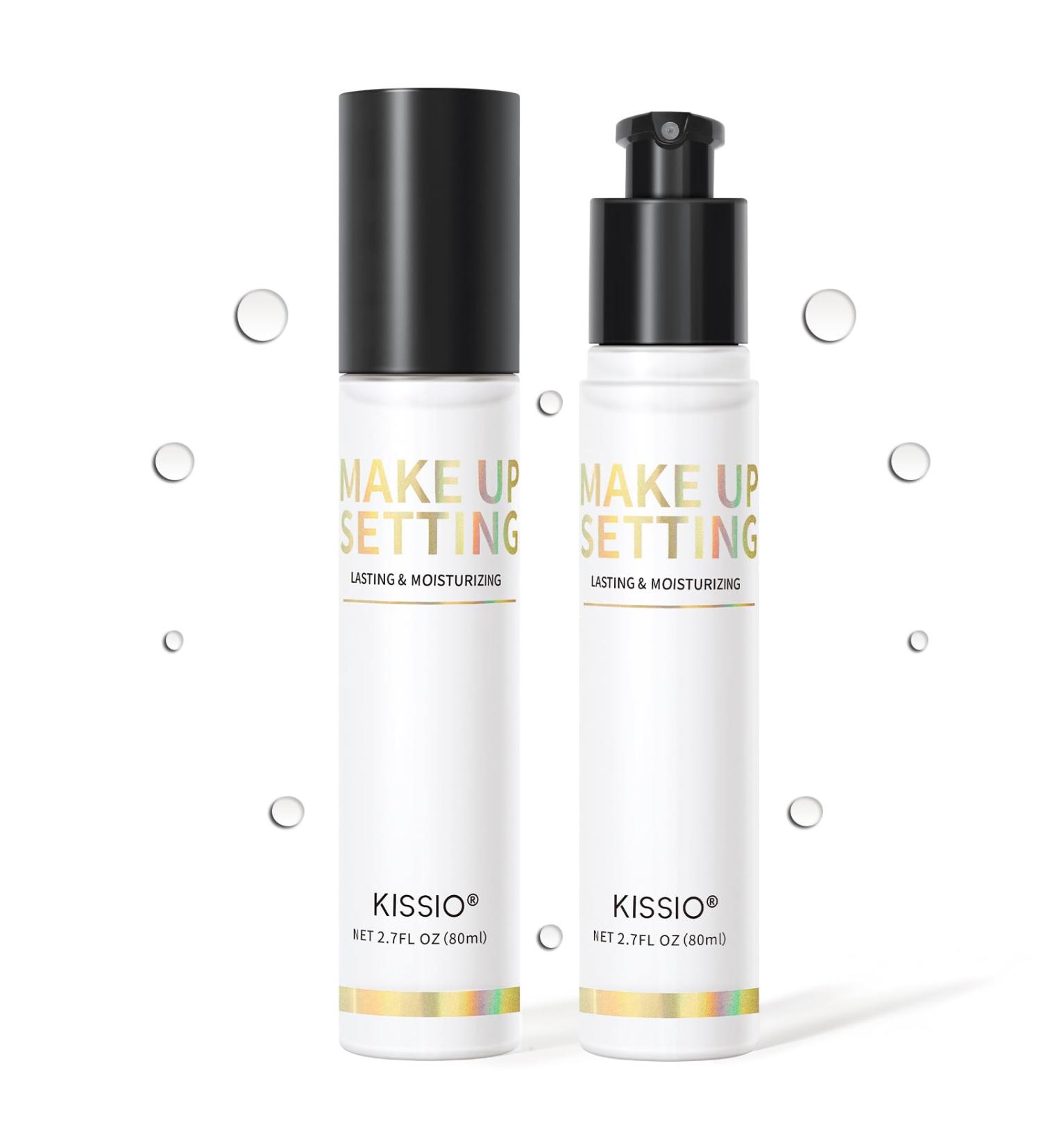 KISSIO Makeup Setting Spray - Long Lasting 16HR Mist Lightweight & Hydrating Natural Finish for All Skin Types - 2.7 FL OZ - Buy Online on SooperMarket.com