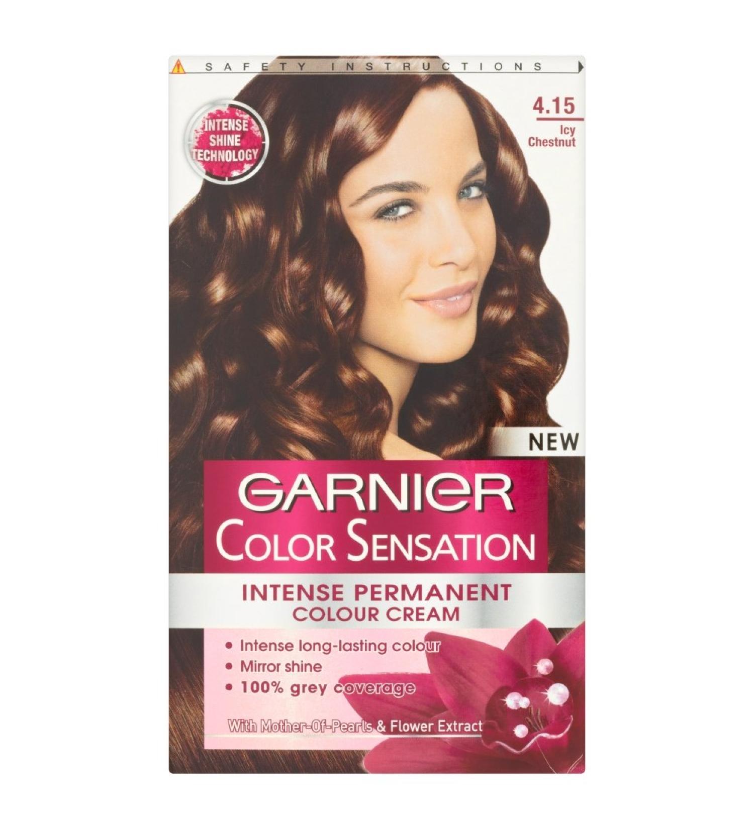Garnier Color Sensation 4.15 Icy Chestnut - Buy Online on SooperMarket.com