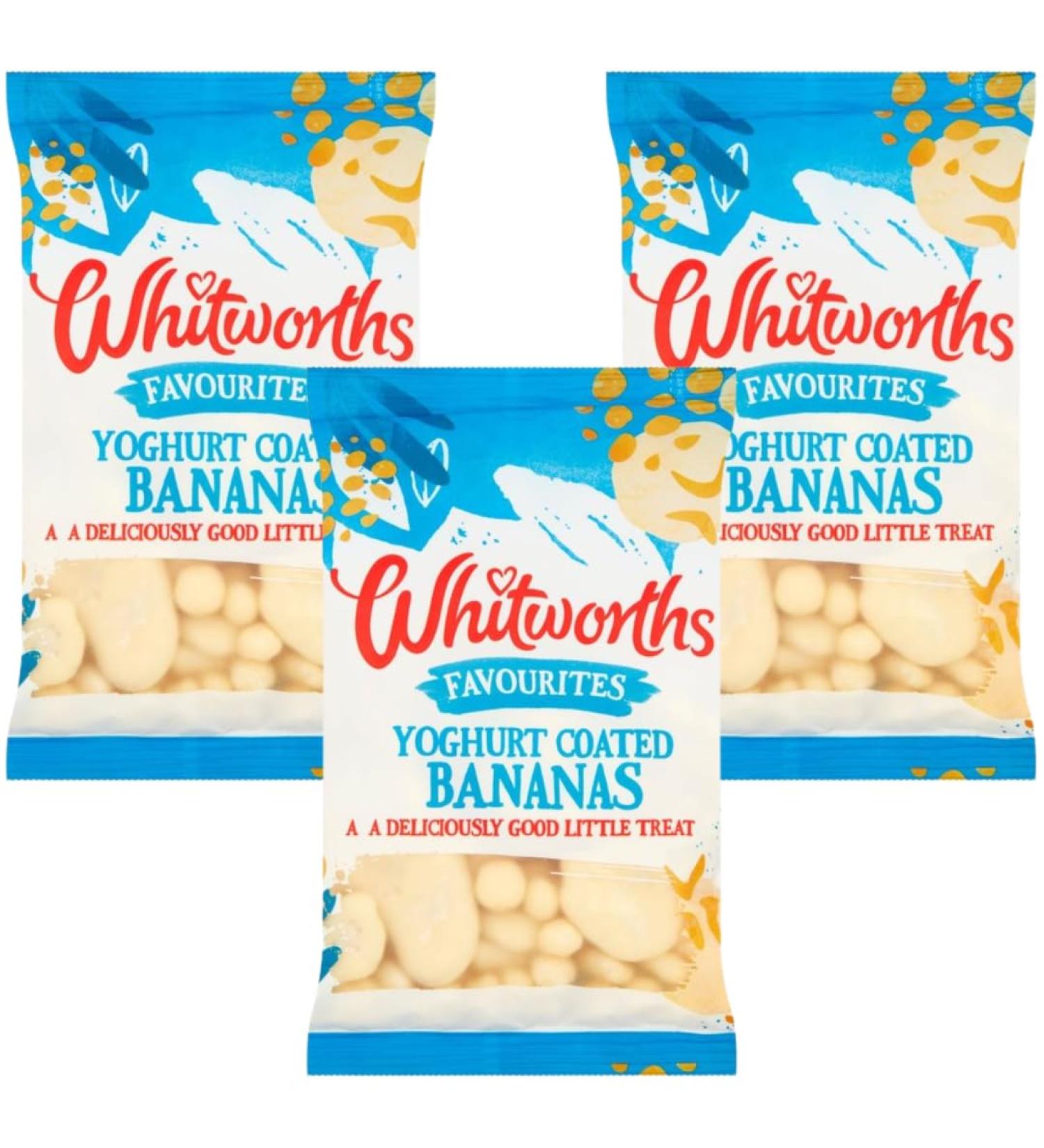 Dried Fruit Bundle With Whitworths Favourites Yoghurt Coated Bananas 130g (3 Pack)