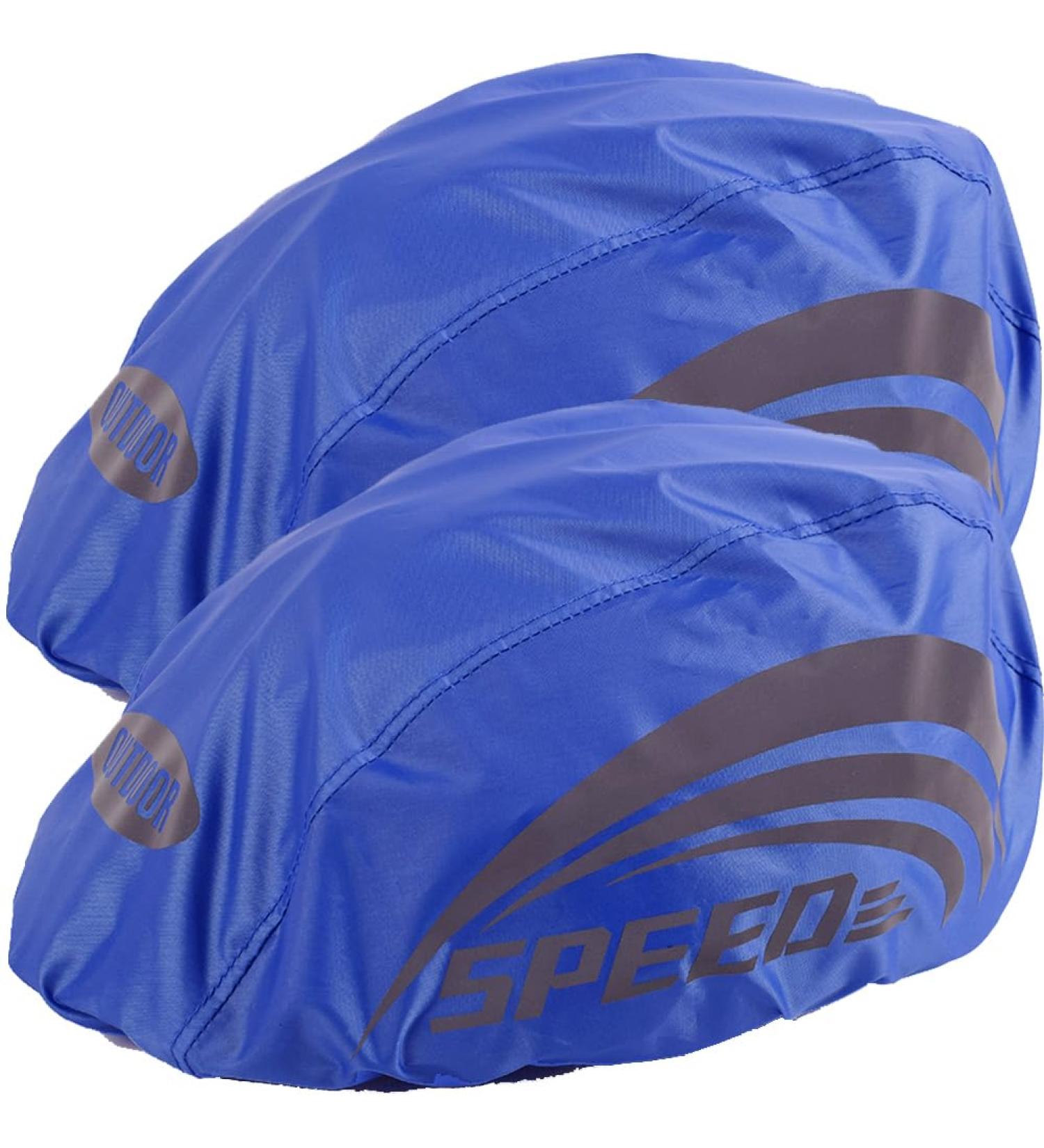JSHAHA 2 Pack Bicycle Helmet Covers - Durable Blue Rain Protection for Cycling - Universal Fit - Buy Online on SooperMarket.com