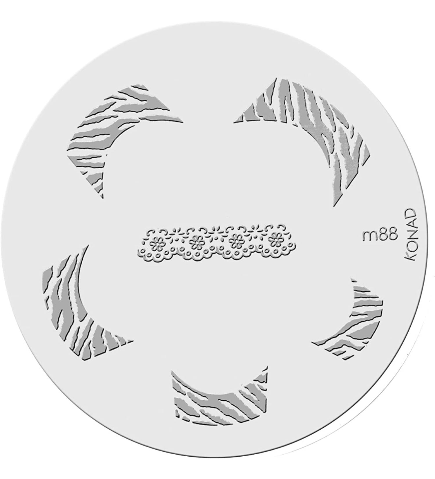 Konad stencil stamping stamping stencil M88