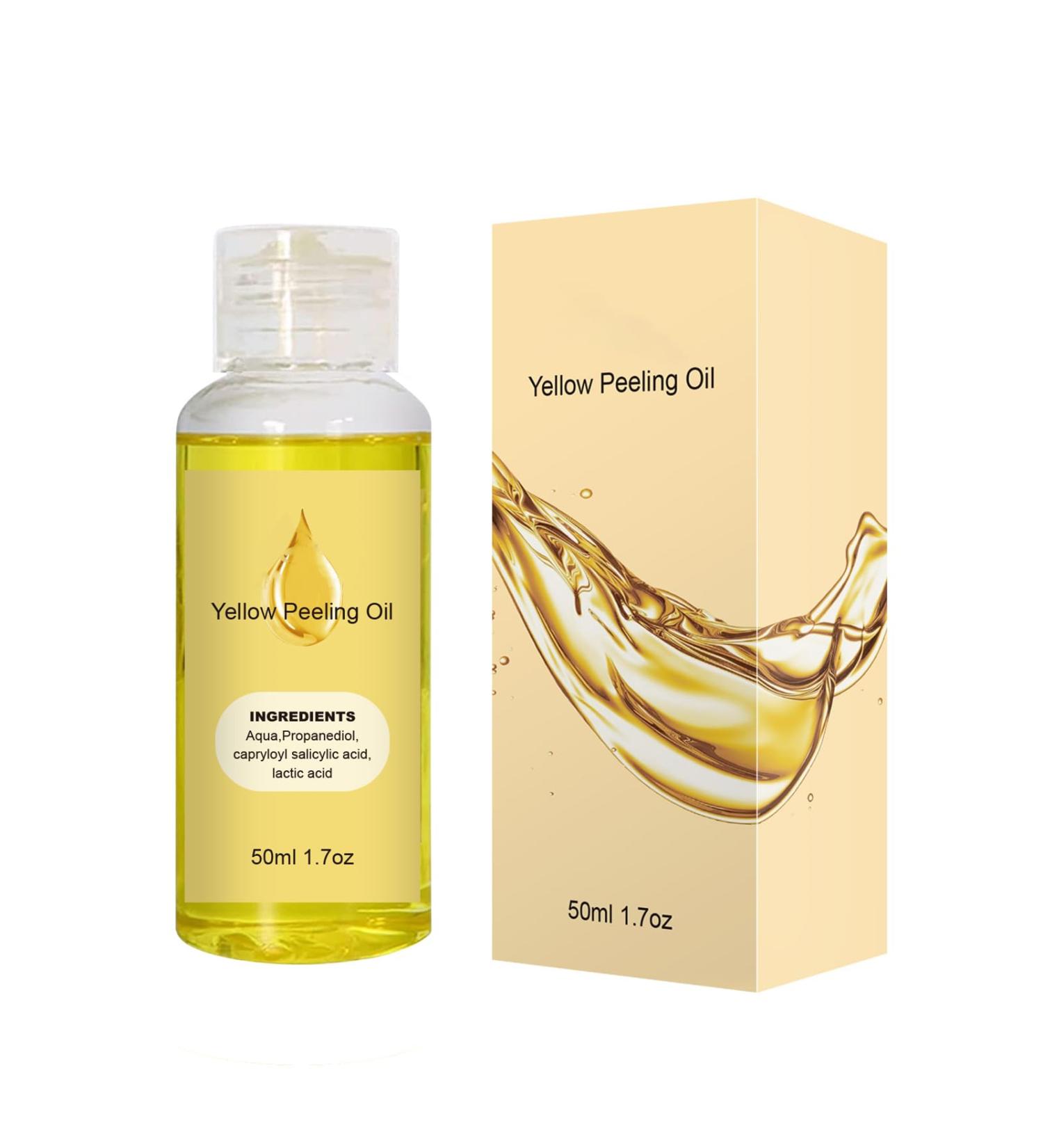 Exfoliant Yellow Peeling Oil - Extra Strong Chemical Exfoliant for Face & Body Reduces Rough Skin & Dullness Removes Dead Skin Cells - Buy Online on SooperMarket.com
