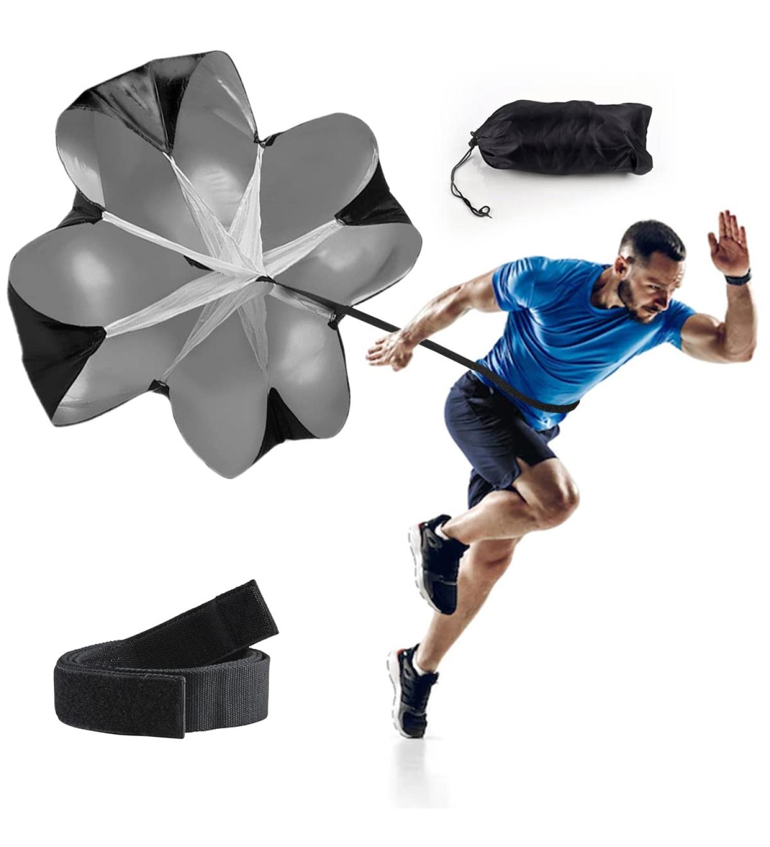 TOOLSSIDE Speed Parachute for Speed Training 48 - Running Speed Chute with Carrying Bag for Kids, Youth, and Adults - Buy Online on SooperMarket.com