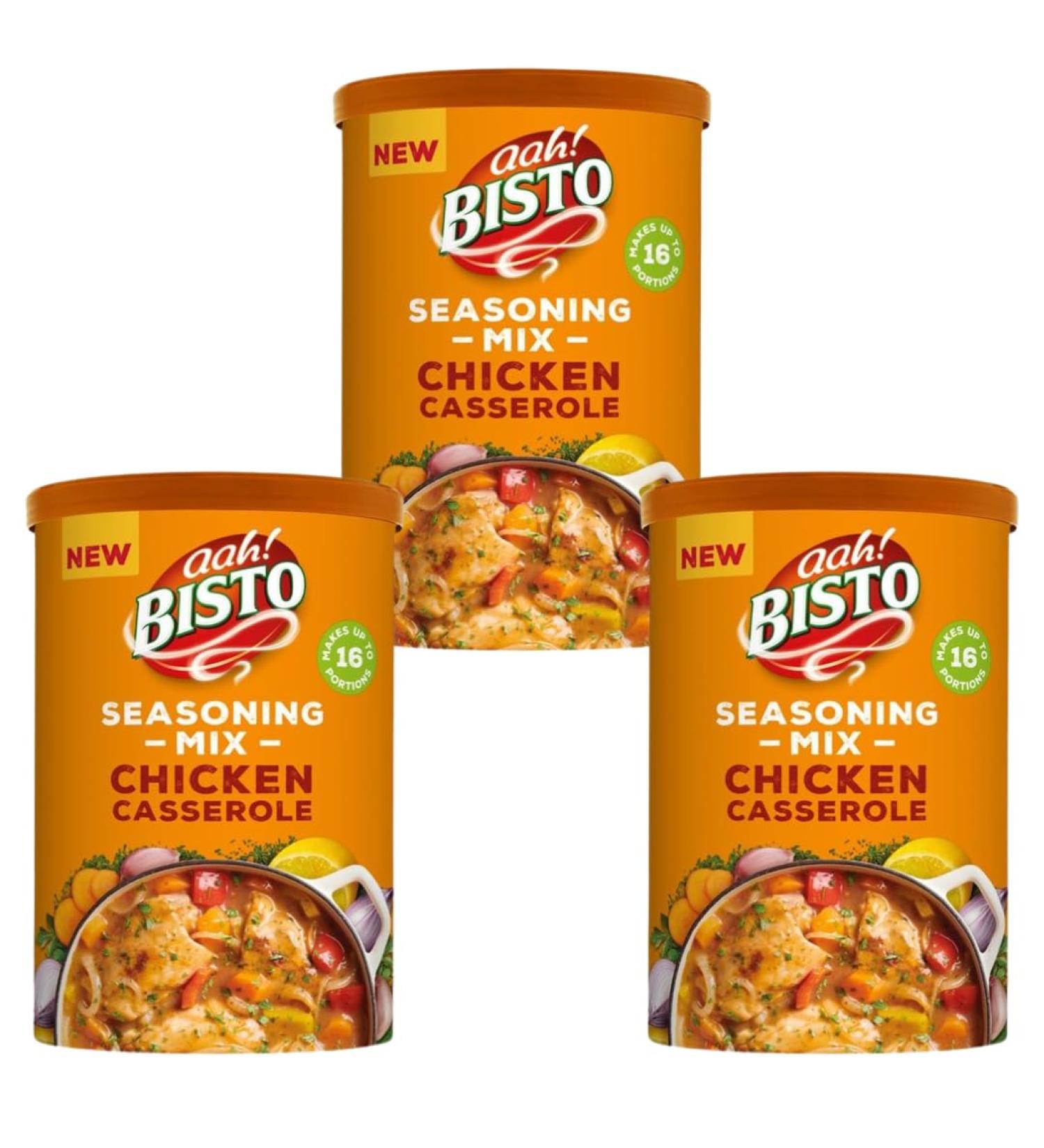 Casserole Seasoning Bundle With Bisto Chicken Casserole Seasoning Mix 170g (3 Pack)