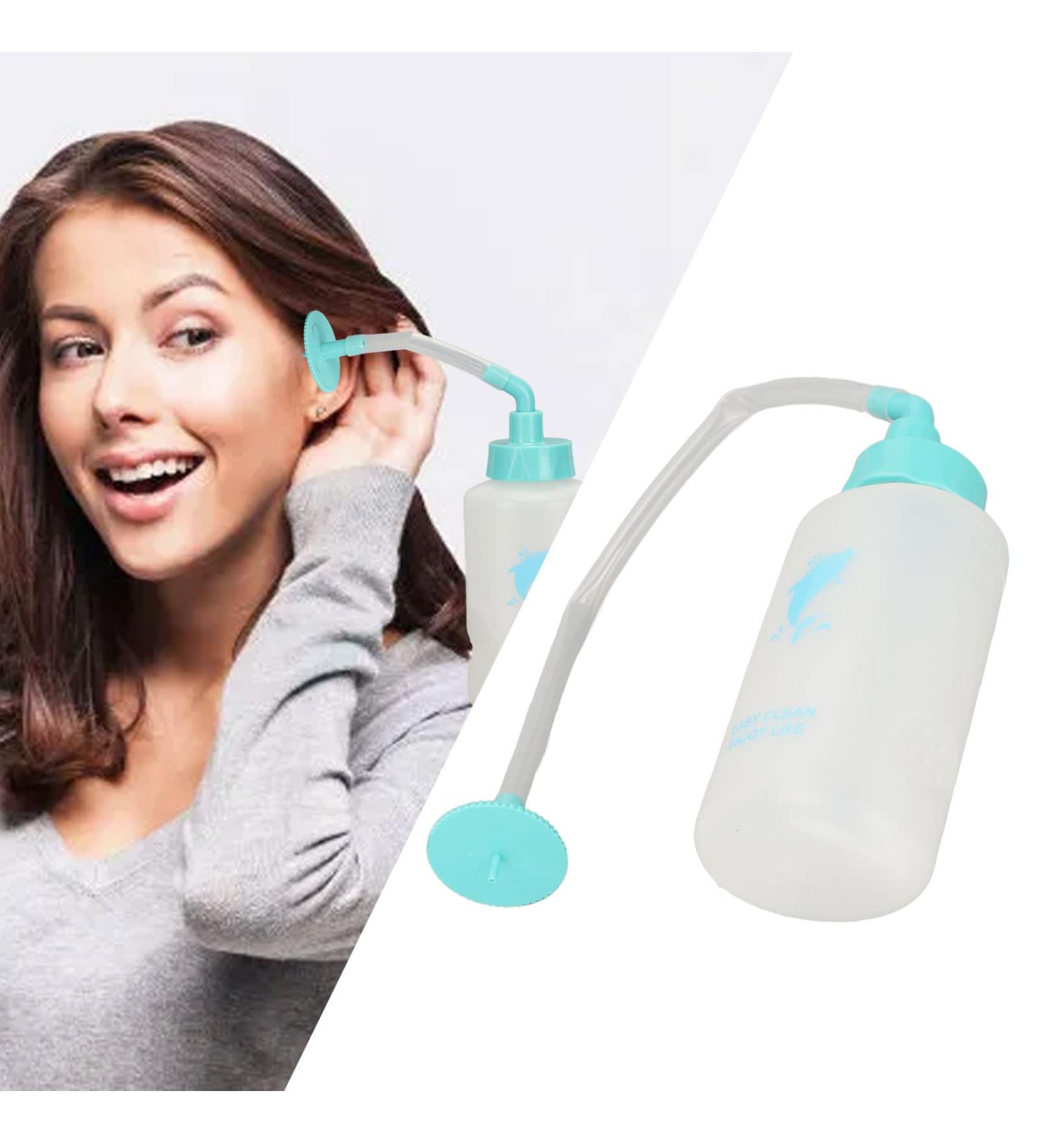 Ear Wax Removal Kit - Cleaning Spray Bottle for Adults & Kids | Ear Irrigation Flushing System - Buy Online on SooperMarket.com