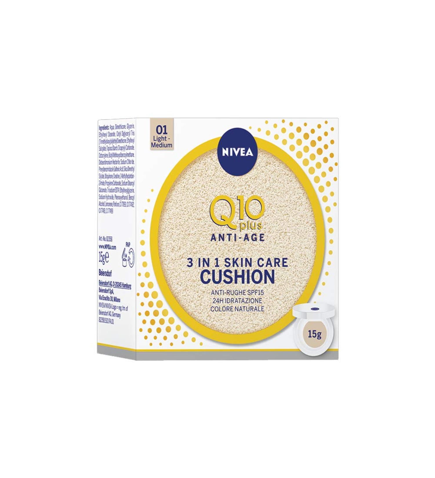 Q10 Plus Anti-Aging 3-in-1 Skin Care Cushion - Light Medium | International Shipping Available - Buy Online on SooperMarket.com