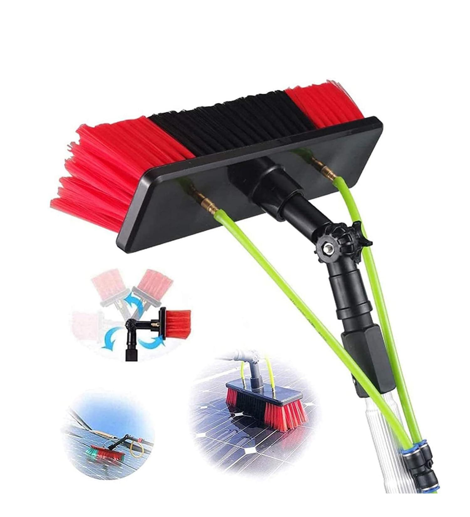 photovoltaic cleaner window cleaning pole Window Cleaning Water-fed Pole 30ft Extendable Telescopic Brush Squeegee Attachment With Backpack Window Professional Washer Kit (Size : 6m/19.6ft) - Buy Online on SooperMarket.com