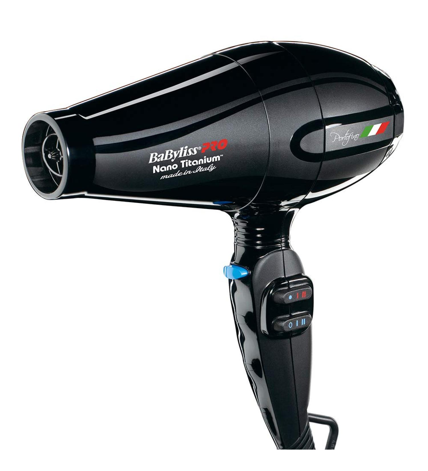 BaBylissPRO Nano Titanium Portofino Black Hair Dryer - Professional Salon Quality - Buy Online on SooperMarket.com