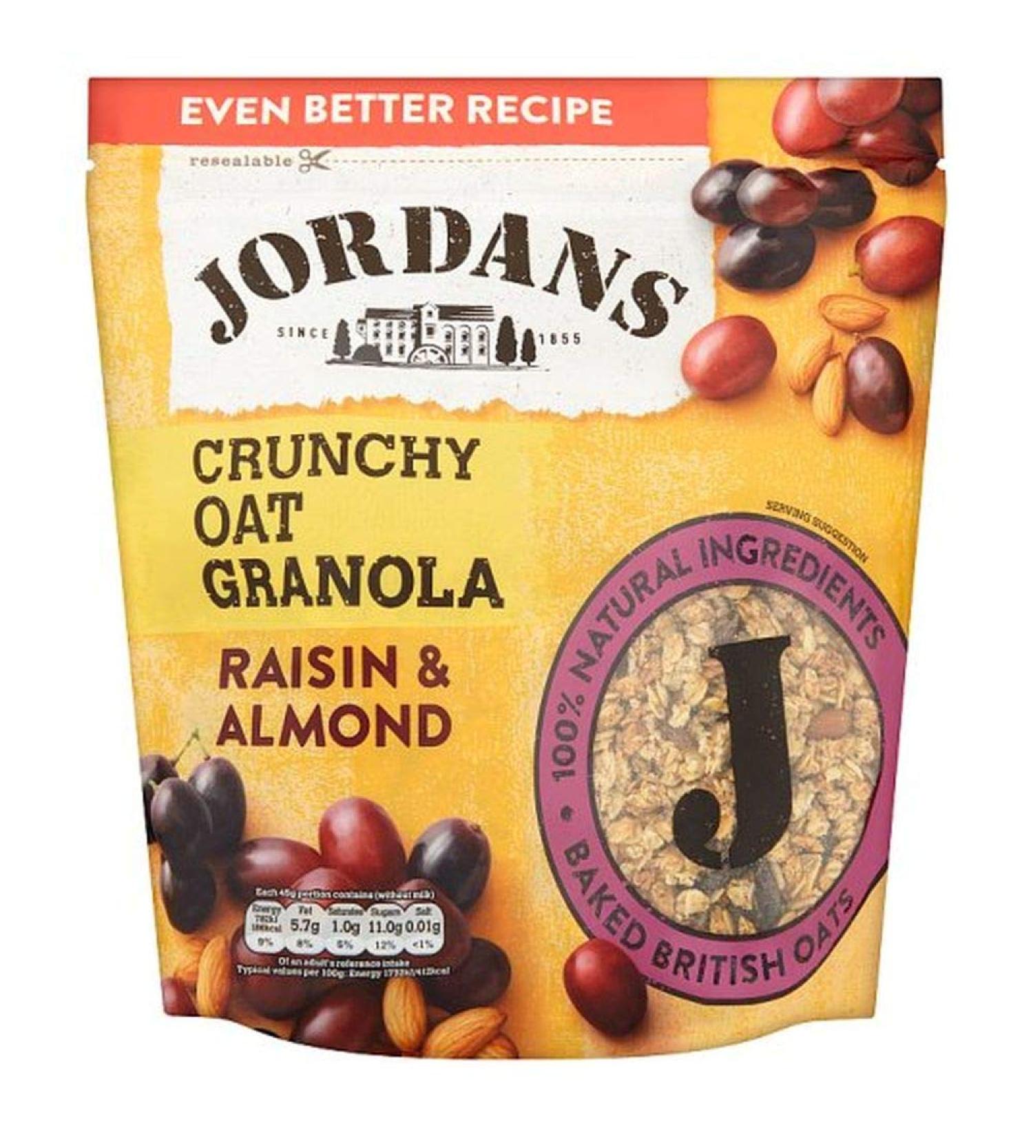 Jordans Crunchy Oat Granola Raisin & Almond 750g