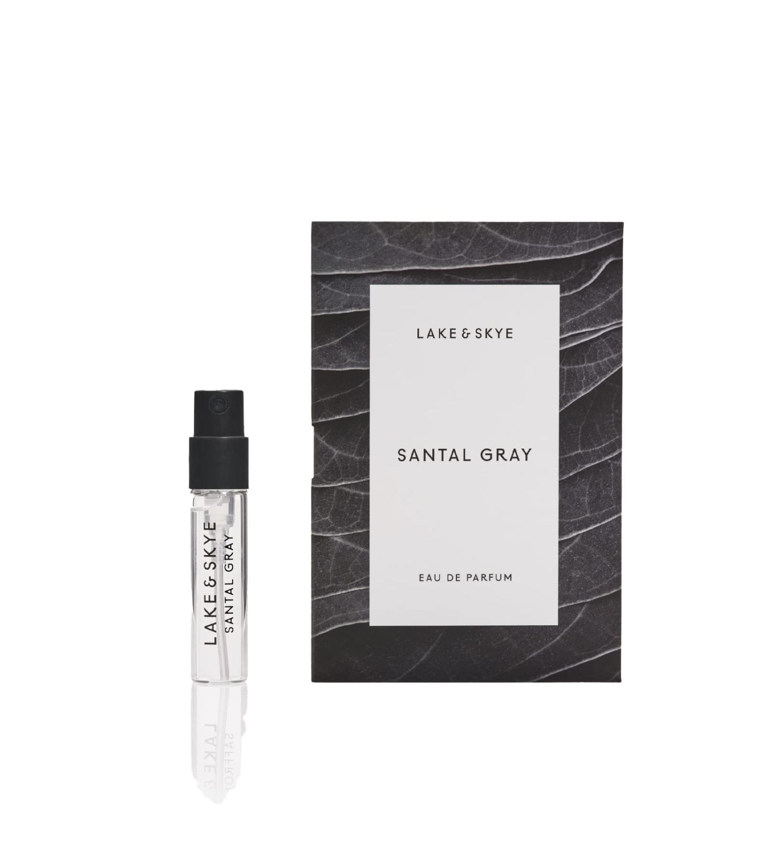Lake & Skye Santal Gray Eau de Parfum Long Lasting Fragrance 0.06 fl oz (2 ml) - Aromatic Woody Spicy 0.06 Fl Oz (Pack of 1) - Buy Online on SooperMarket.com