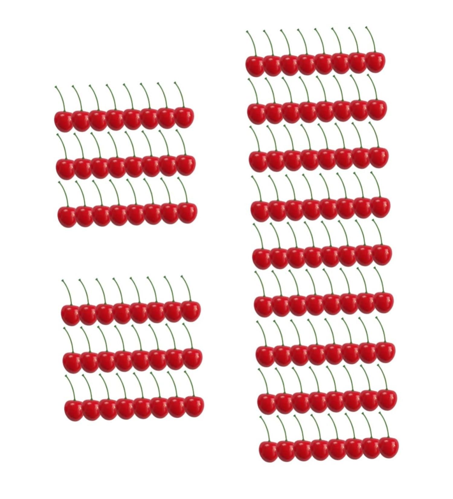 Cabilock 250 Pcs False Cherry Kids Toys Home Decor Fake Fruit Simulated Cherry Decor Fake Cherry Photo Prop for Decor Cherry Desktop Adornment Cherry Ornament Household Child Cherries Foam Redx5pcs 3x3cmx5pcs - Buy Online on SooperMarket.com