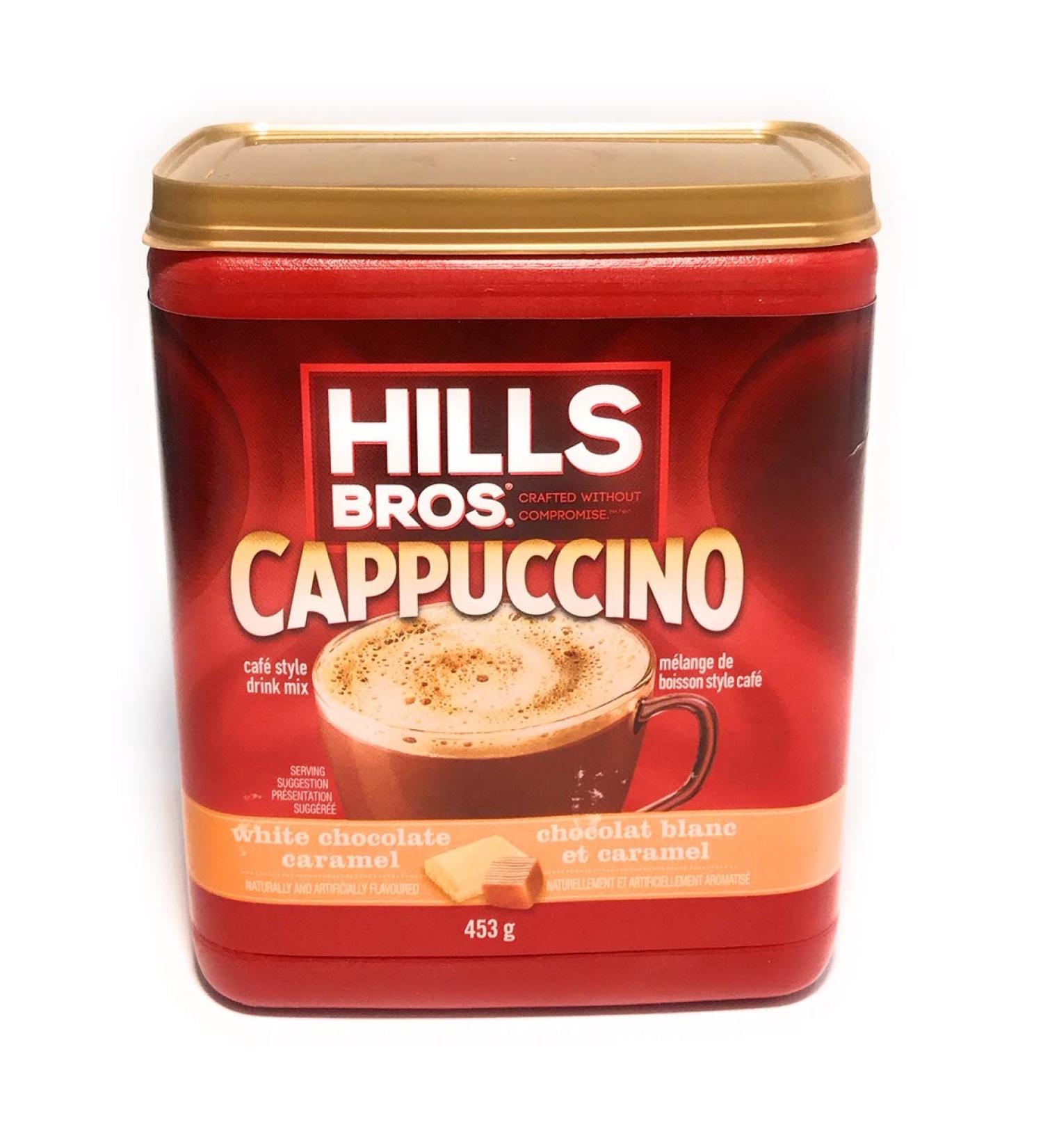 Hills Bros. White Chocolate Caramel Cappuccino 453g - Buy Online on SooperMarket.com