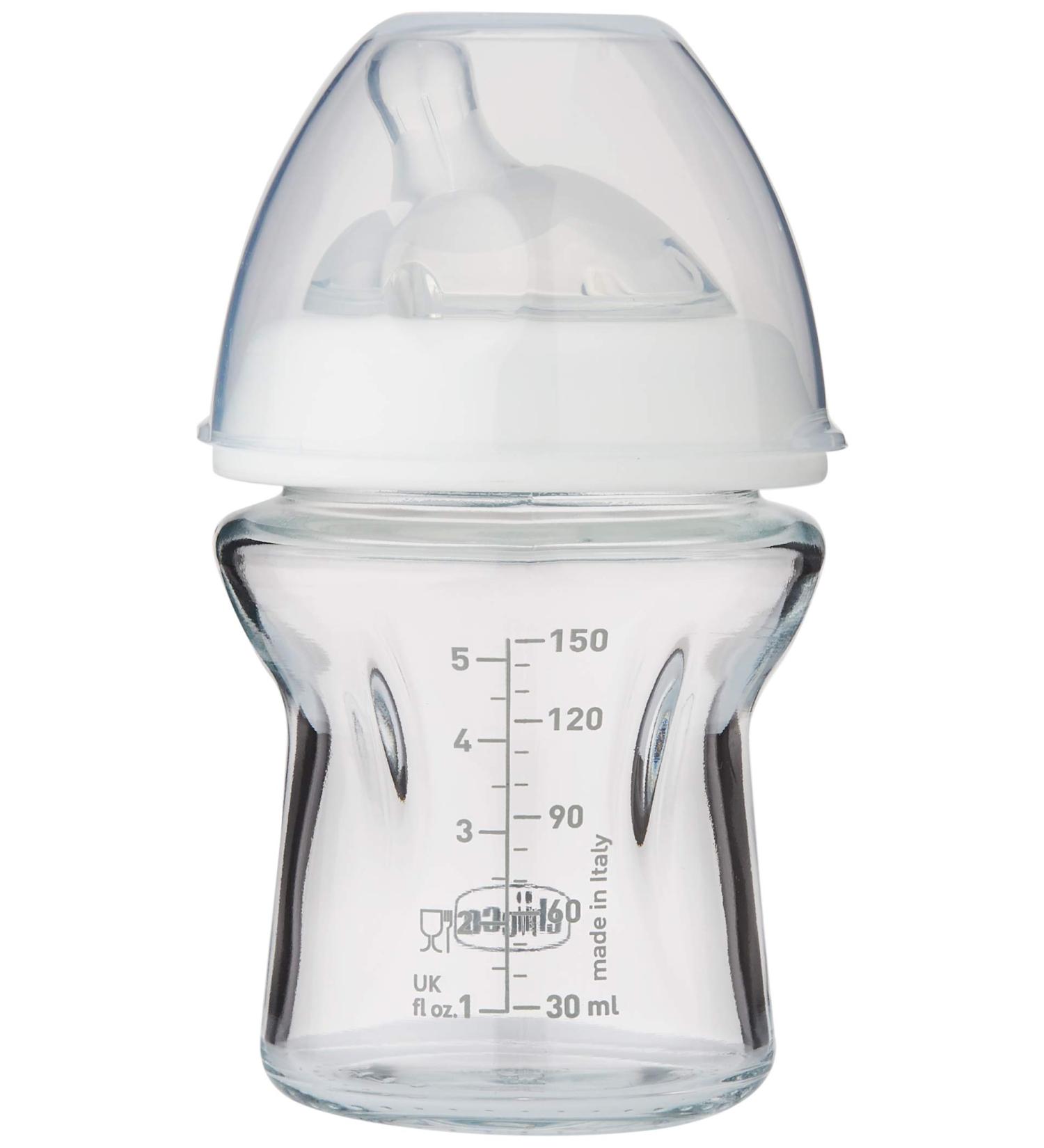 Chicco Natural Feeling Glass Bottle 150ml - 0Mesi | Buy Online - Buy Online on SooperMarket.com