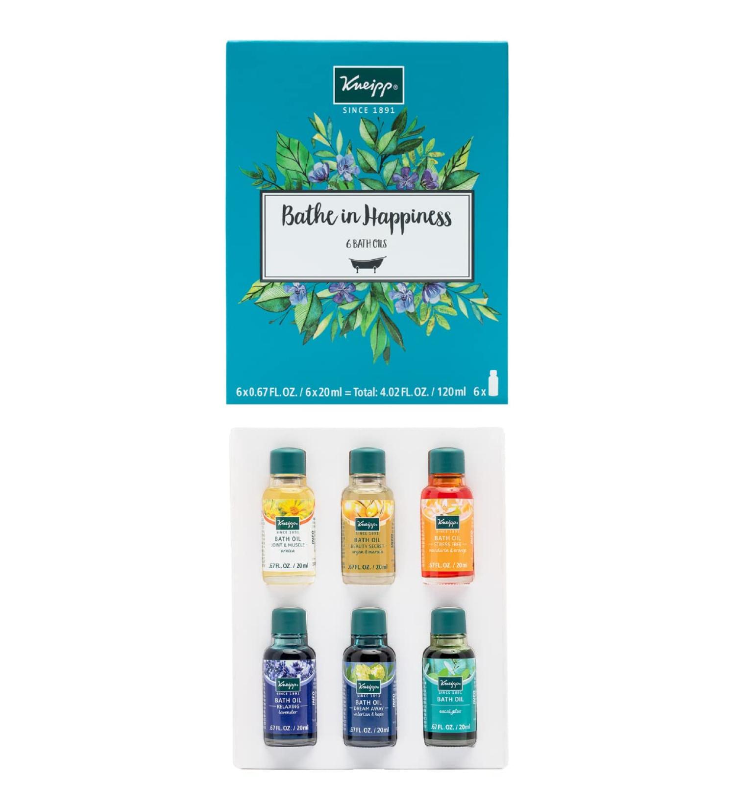 Kneipp 6 Piece Herbal Bath Oil Set - 6 x 20ml Bottles - Buy Online on SooperMarket.com