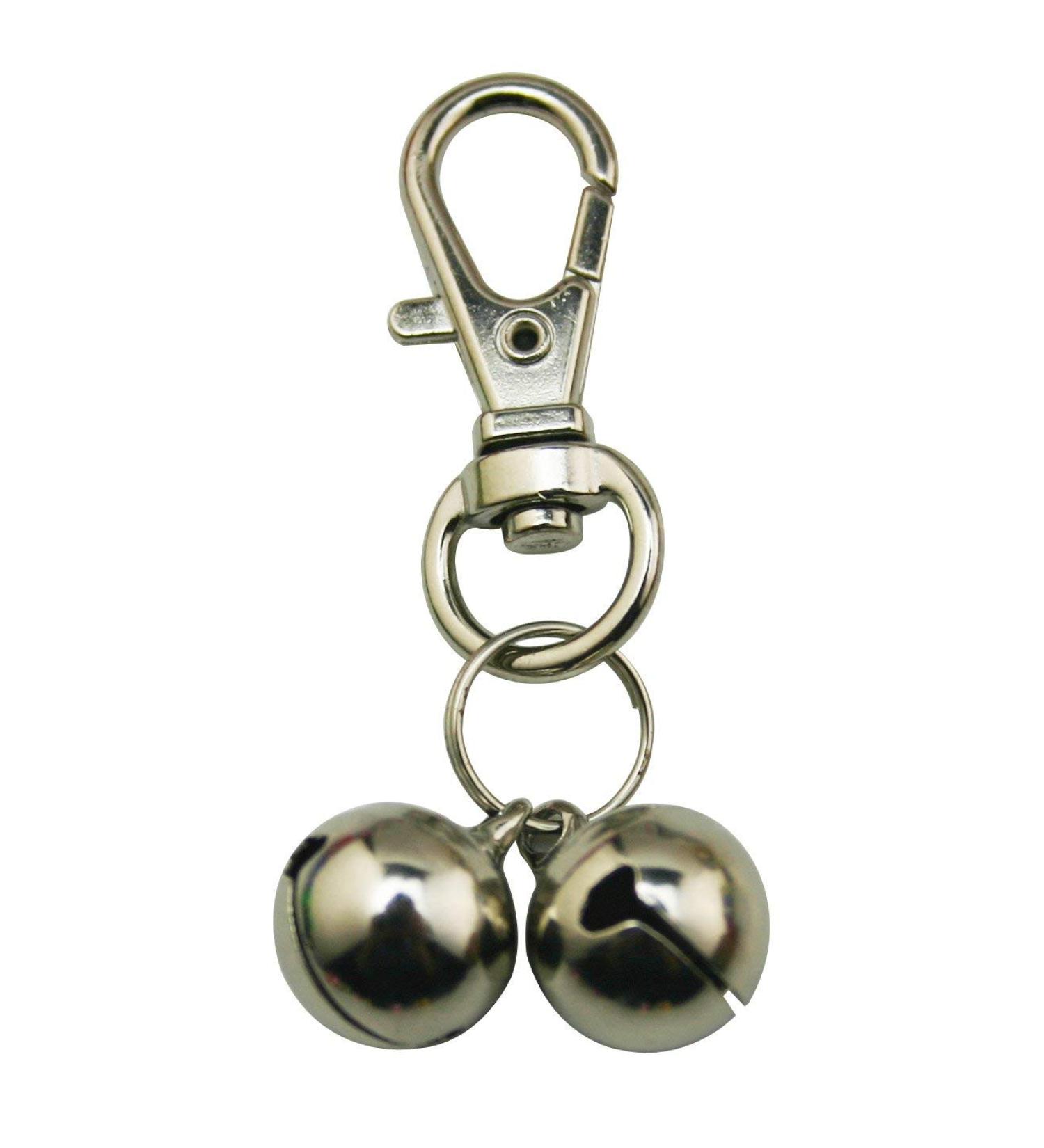 Silver Knight Loud Bells for Dog Cat Goat Pig Pet Collar Keyring Keychain Handbags Suitcase Keys