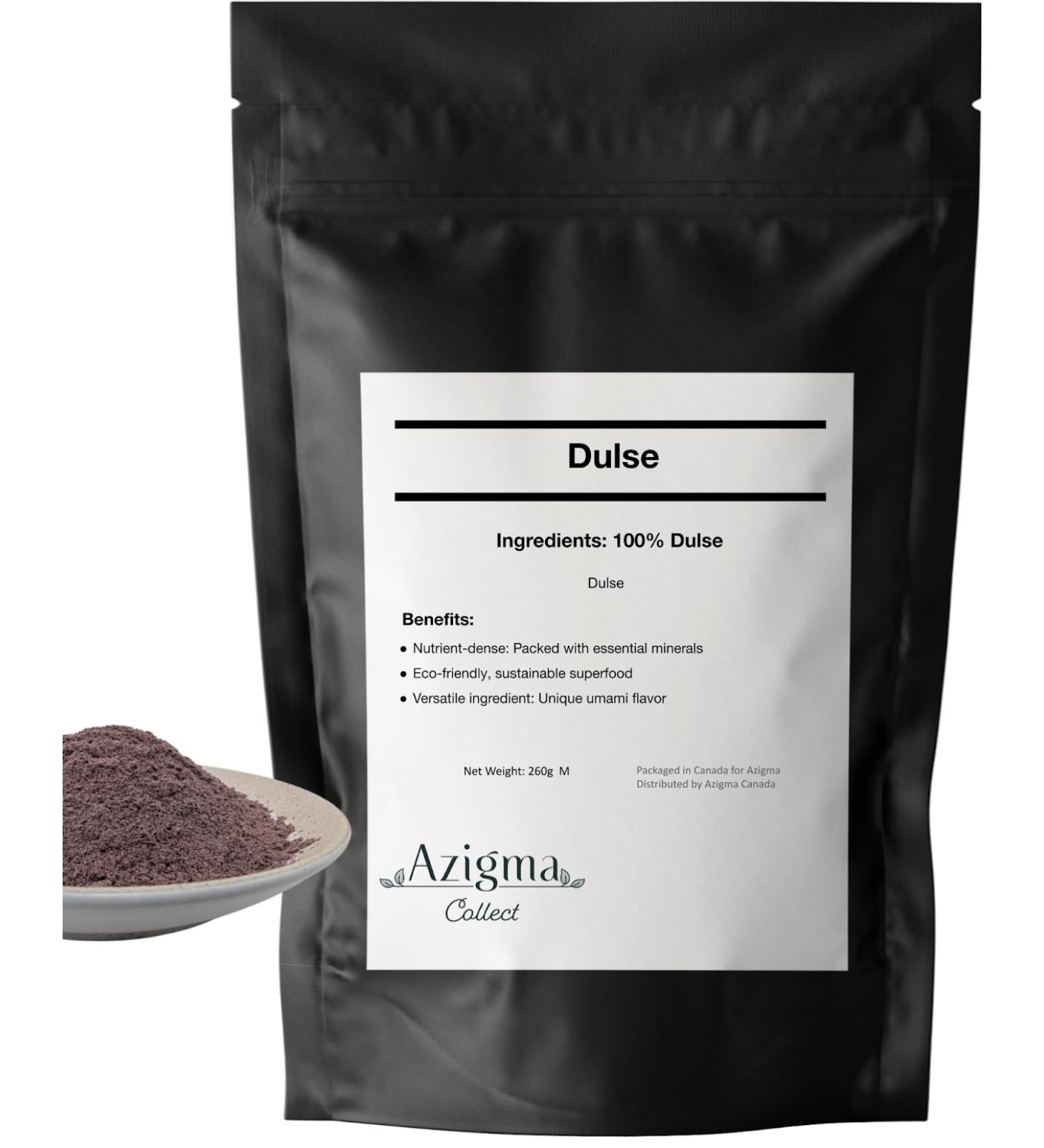 Premium Dried Dulse Powder 260g (9.2 oz) Nutrient-Rich Sea Vegetable for Culinary Use Sustainable and Eco-Friendly - Buy Online on SooperMarket.com