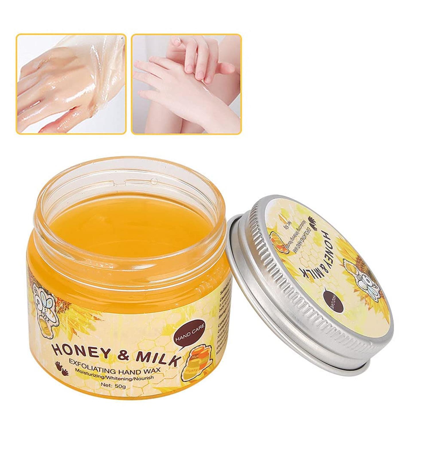 Milk & Honey Hand Care Mask - Exfoliating, Moisturizing & Whitening (50g) - Buy Online on SooperMarket.com