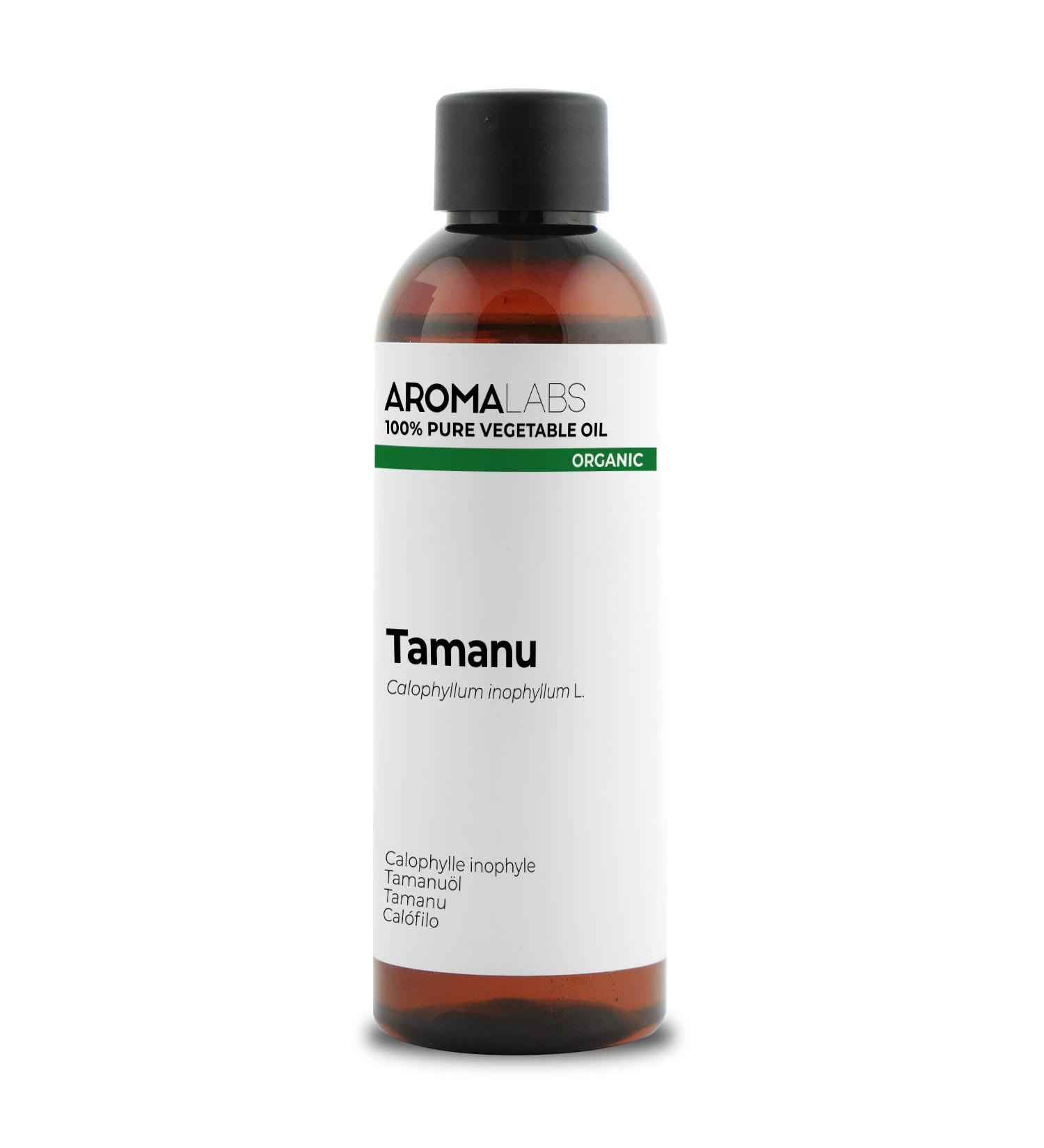 AROMA LABS 100% Pure Organic Tamanu Oil - 100mL | Cold Pressed & Cosmos Certified | French Brand - Buy Online on SooperMarket.com