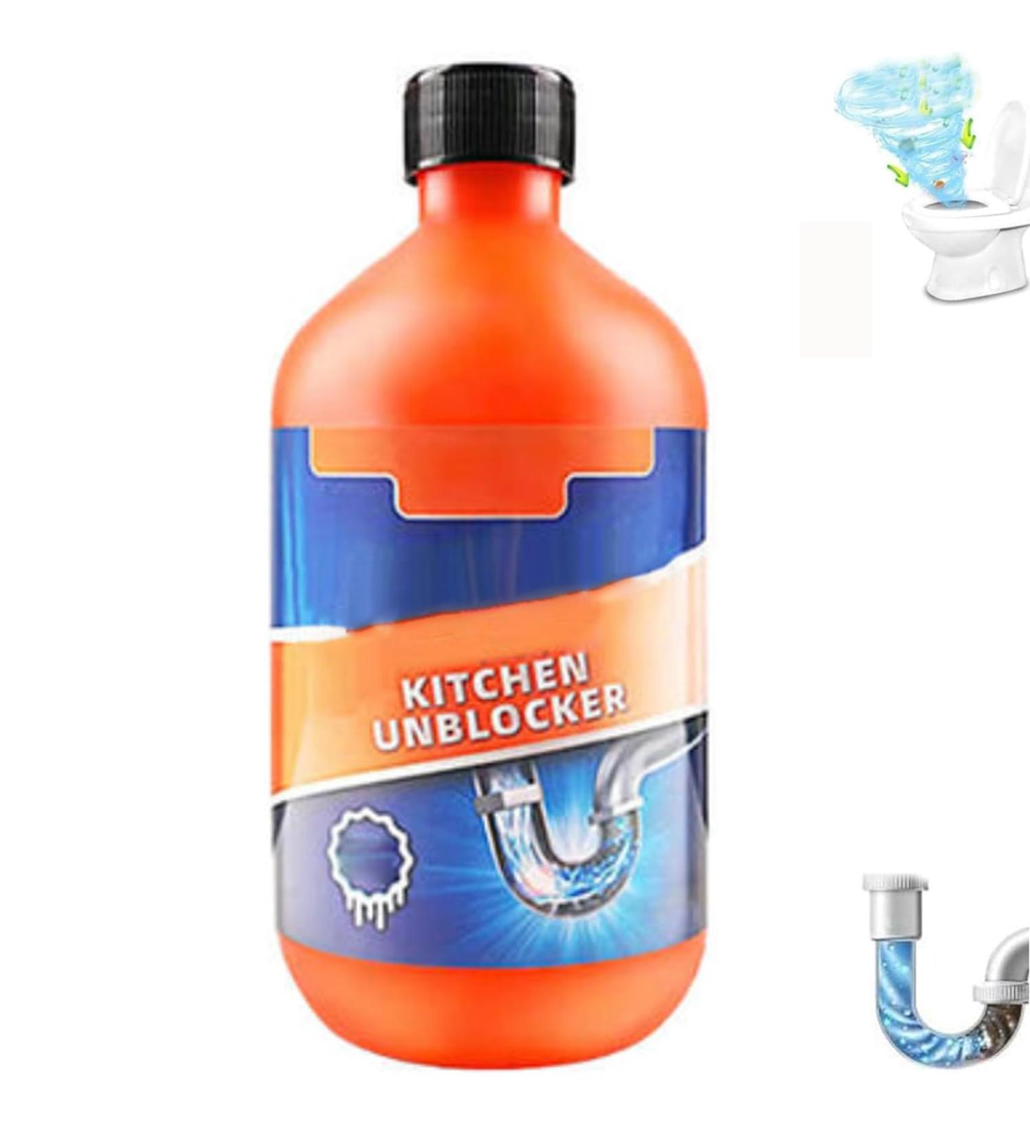 Pipeline Dredging Agent | Powerful Kitchen Unblocker & Drain Cleaner for Toilets & Sinks - Buy Online on SooperMarket.com