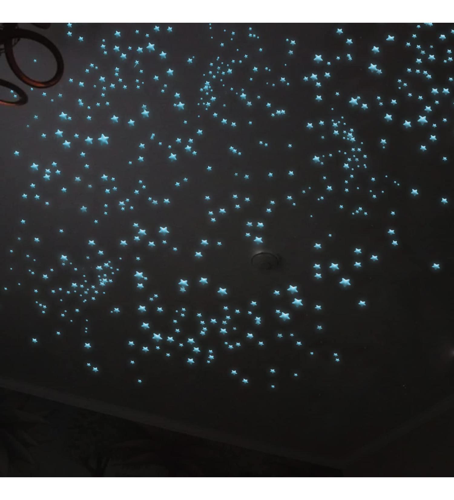 Glow in The Dark Stars Decals 633 Pcs - Luminous Dot Starry Stickers for Kids Bedroom Decor - Buy Online on SooperMarket.com