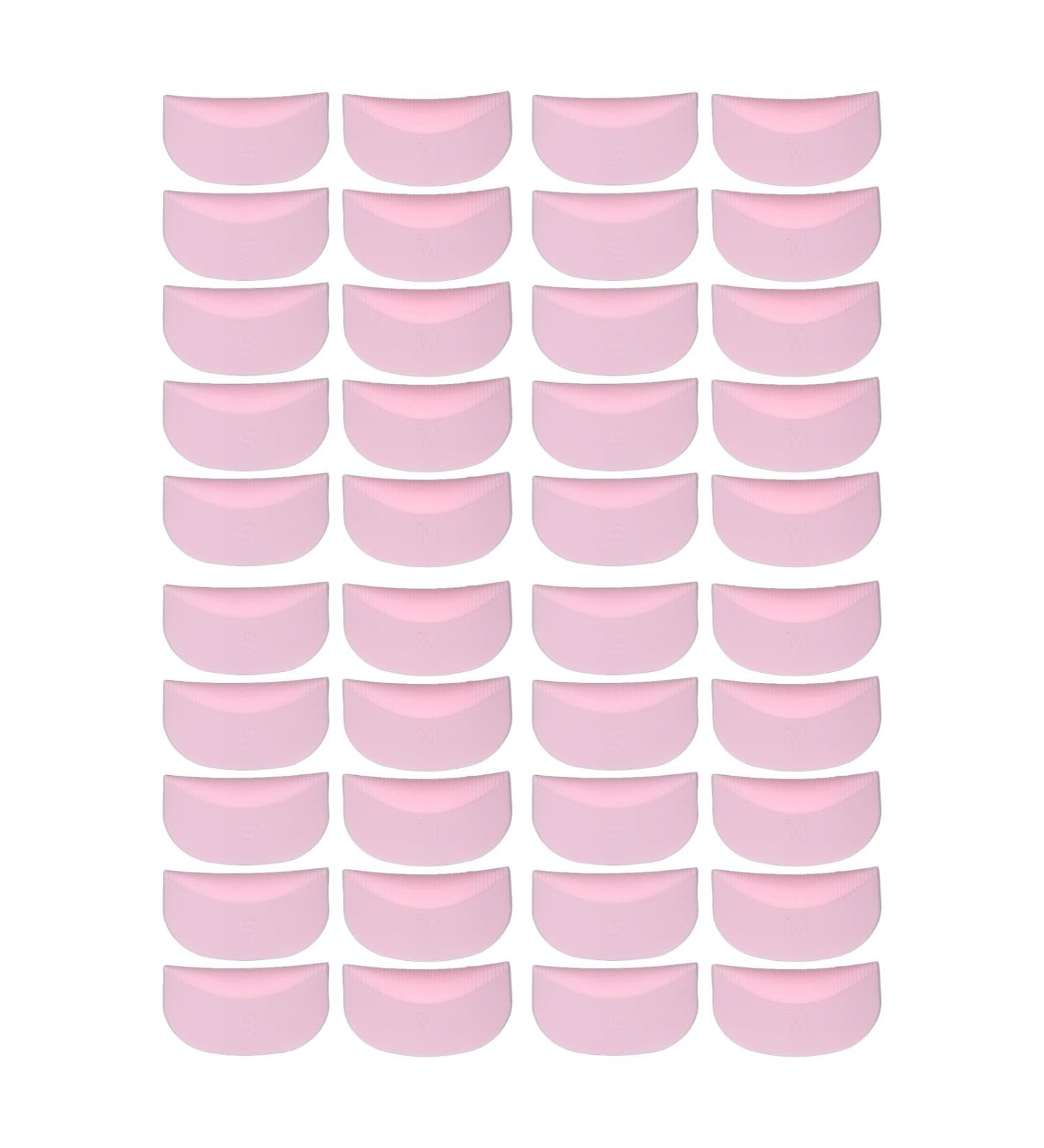 20 Pairs Silicone Eyelash Perm Pads - Reusable Lash Lifting Rods for Home & Salon | International Shipping - Buy Online on SooperMarket.com