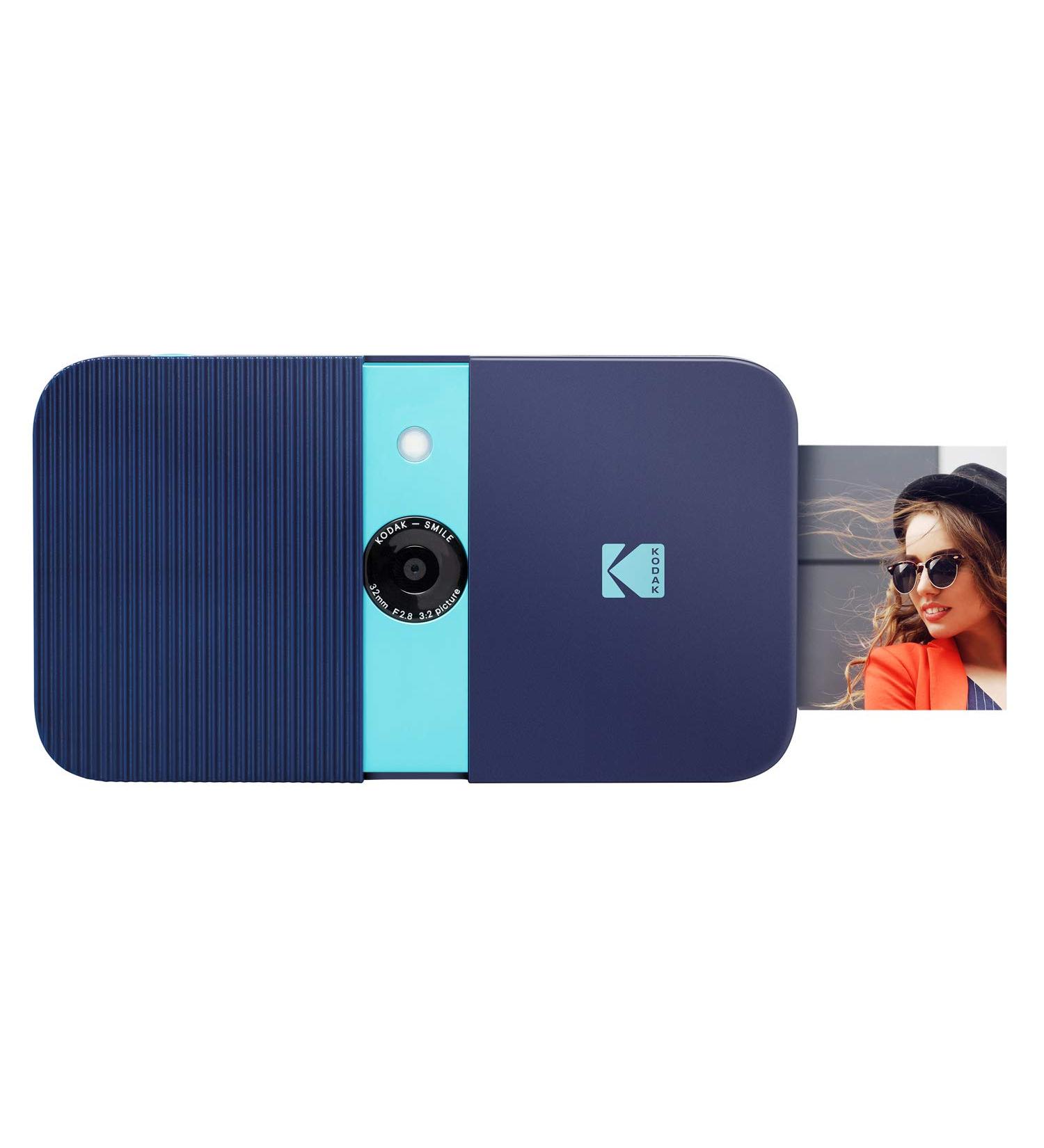 KODAK Smile Instant Print Digital Camera 10MP Slide-Open Camera with ZINK Printer (Blue) - Buy Now - Buy Online on SooperMarket.com