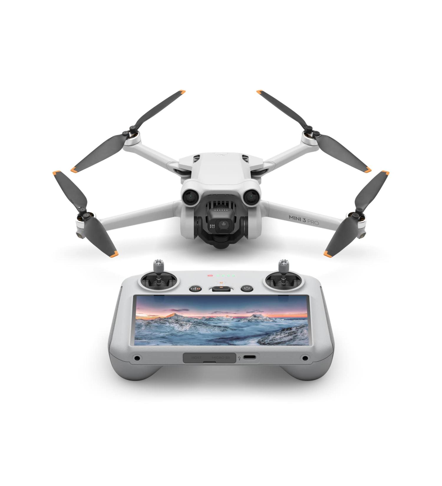 DJI Mini 3 Pro Camera Drone | 4K Video, 48MP Photo, 34-min Flight Time | Lightweight & Foldable | Tri-Directional Obstacle Sensing | Perfect for Aerial Photography - Buy Online on SooperMarket.com