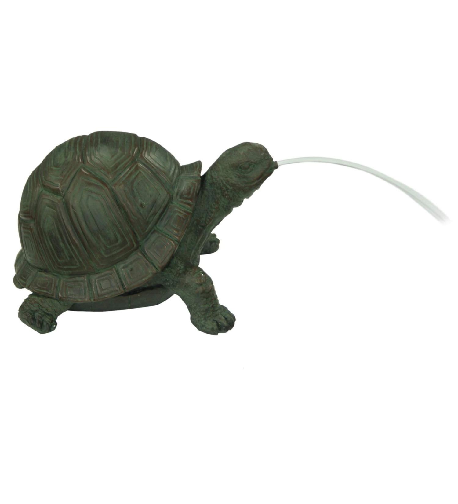 Bermuda Pond Side Ornament Tortoise Spitter Water Feature