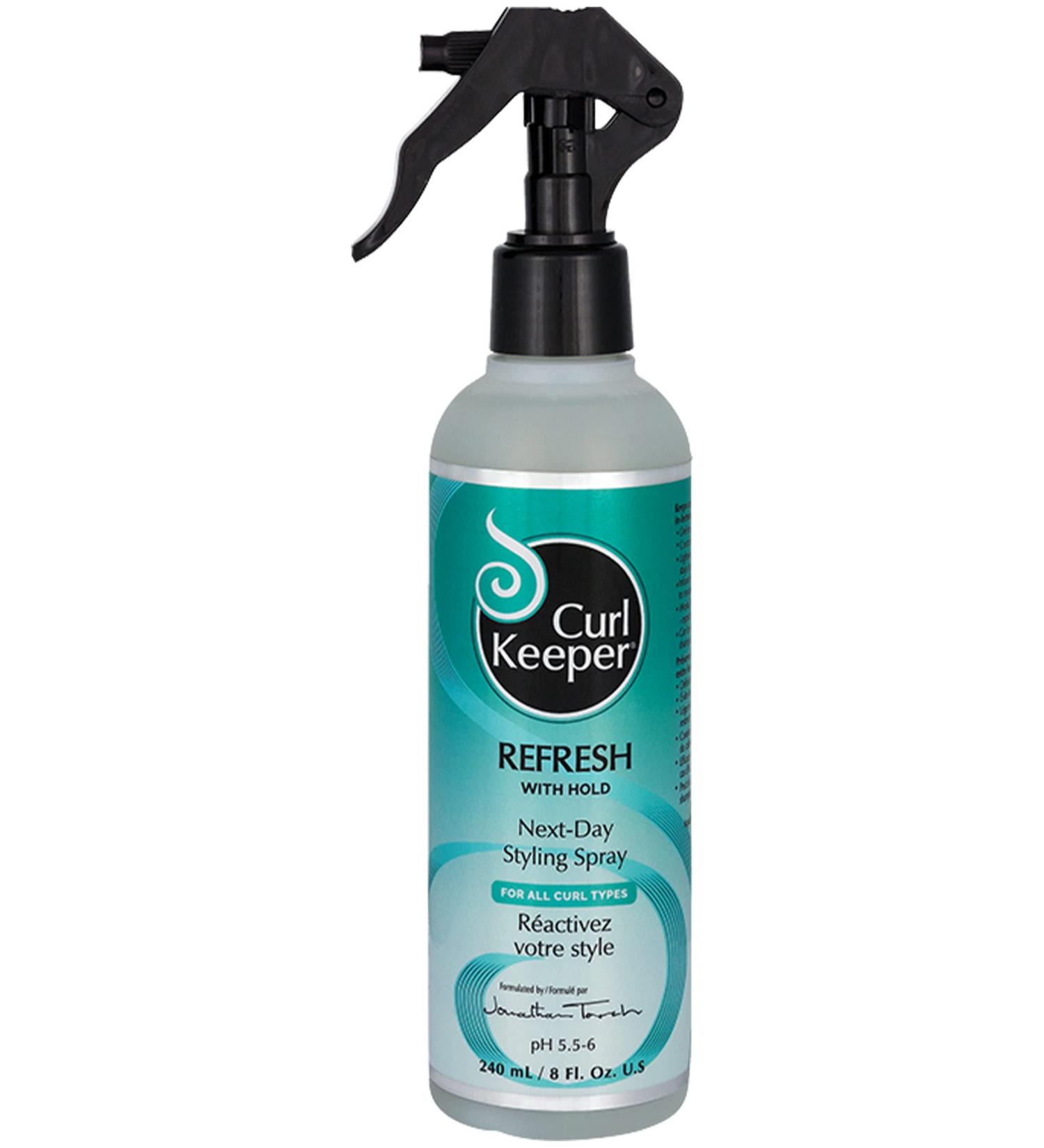 Curl Keeper Refresh Styling Spray (8 oz) for Next Day Gorgeous Curls - Buy Online on SooperMarket.com