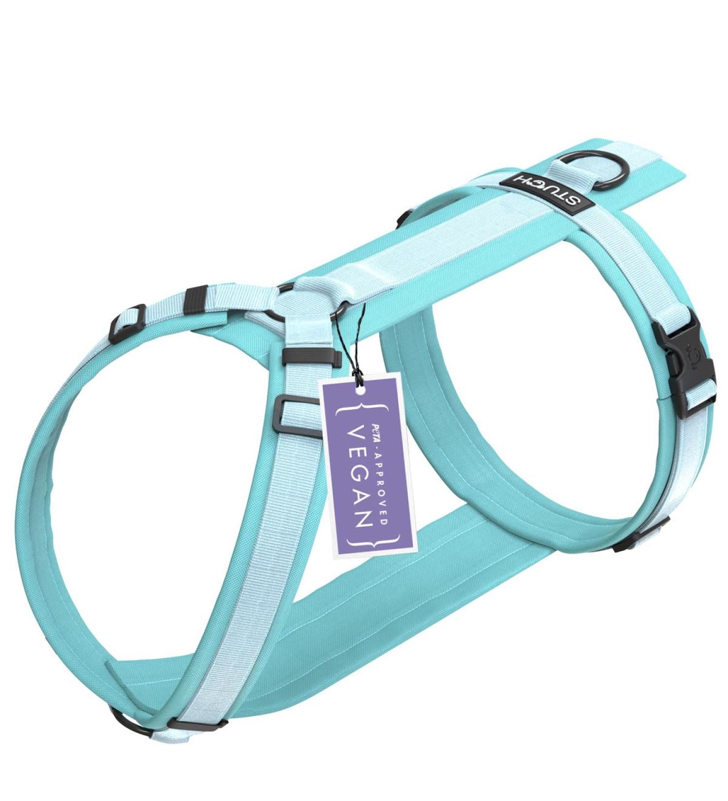 Stuch Dog Harness - Adjustable Padded Nylon for All Sizes | Turquoise | Size L - Buy Online on SooperMarket.com