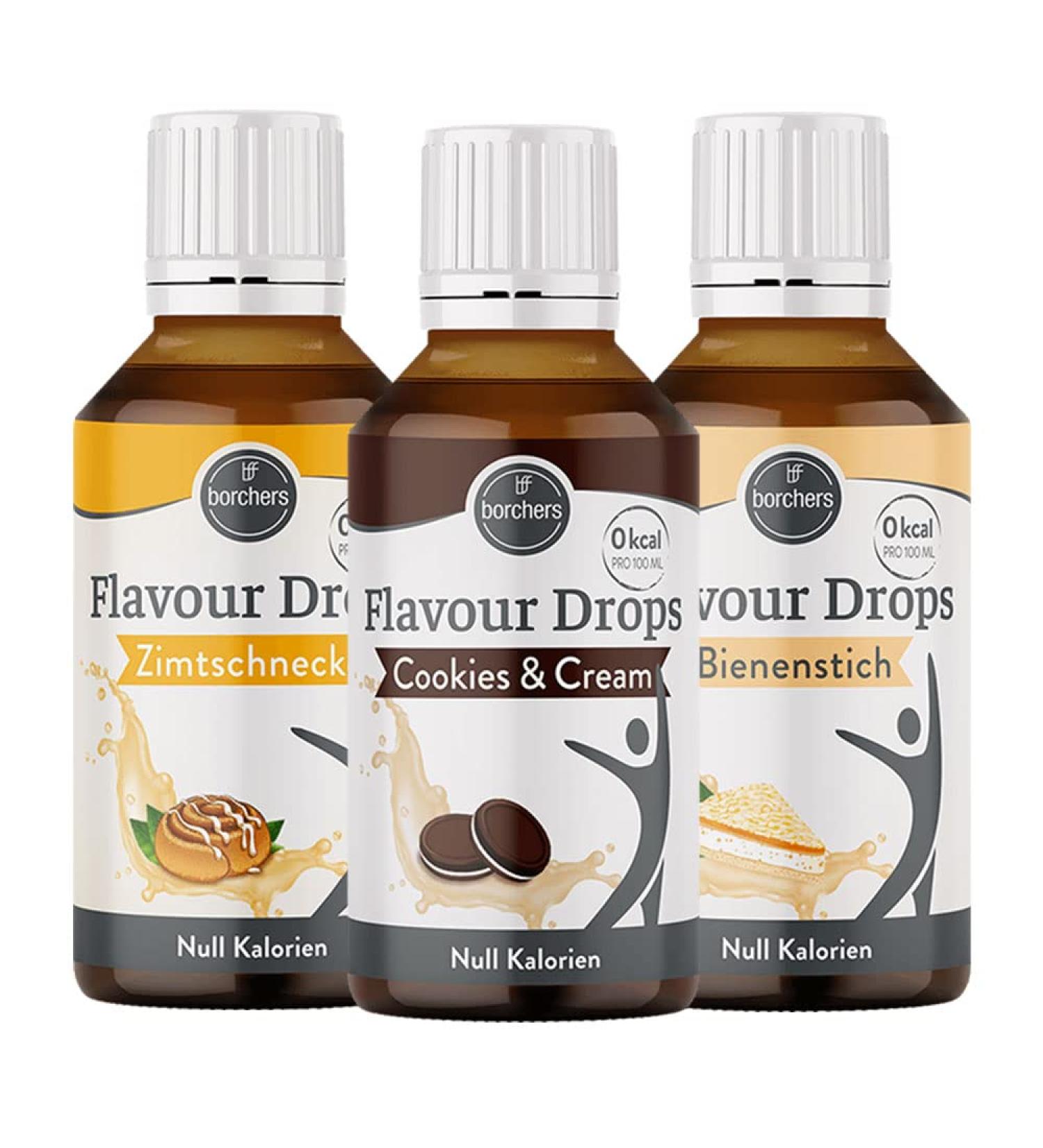 Borchers Flavour Drops - Bakery Sample Package (30ml) | 0 Calories | Ideal for Cooking & Baking | International Shipping - Buy Online on SooperMarket.com