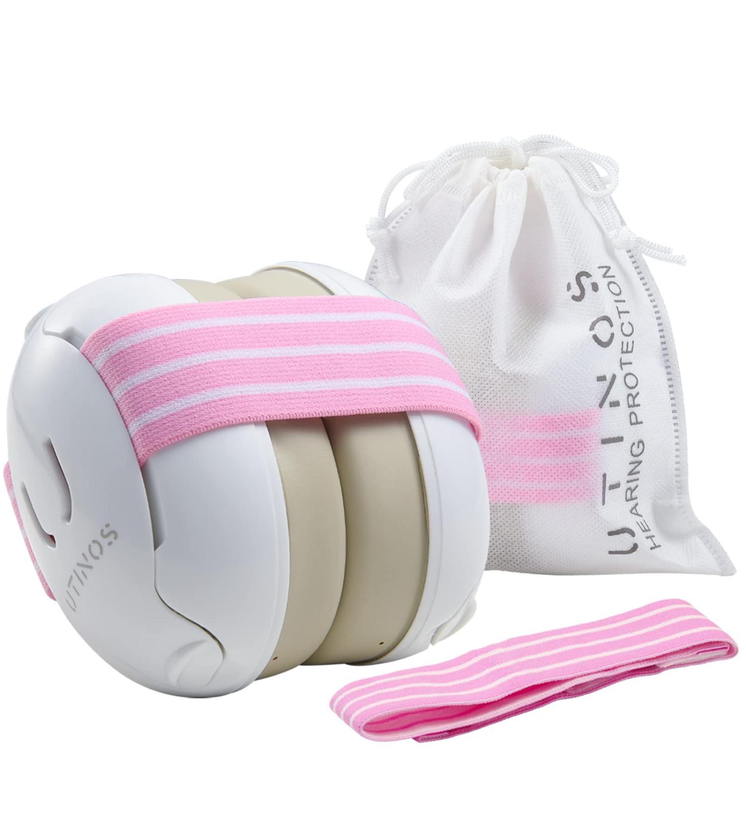 UTINOS Baby Ear Protection Earmuffs - Noise Cancelling Headphones for Infants and Toddlers - Pink - Buy Online on SooperMarket.com