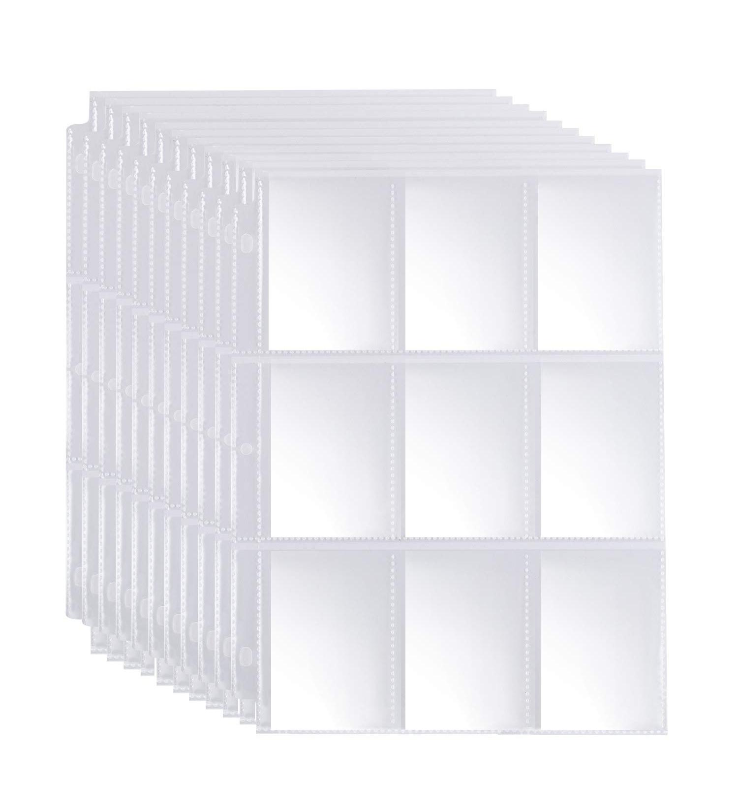 2088 Pockets Baseball Card Sleeves - Premium Double-Sided Trading Card Binder for Pokemon, Yugioh, Sports & Football Cards - 116 Sheets - Buy Online on SooperMarket.com