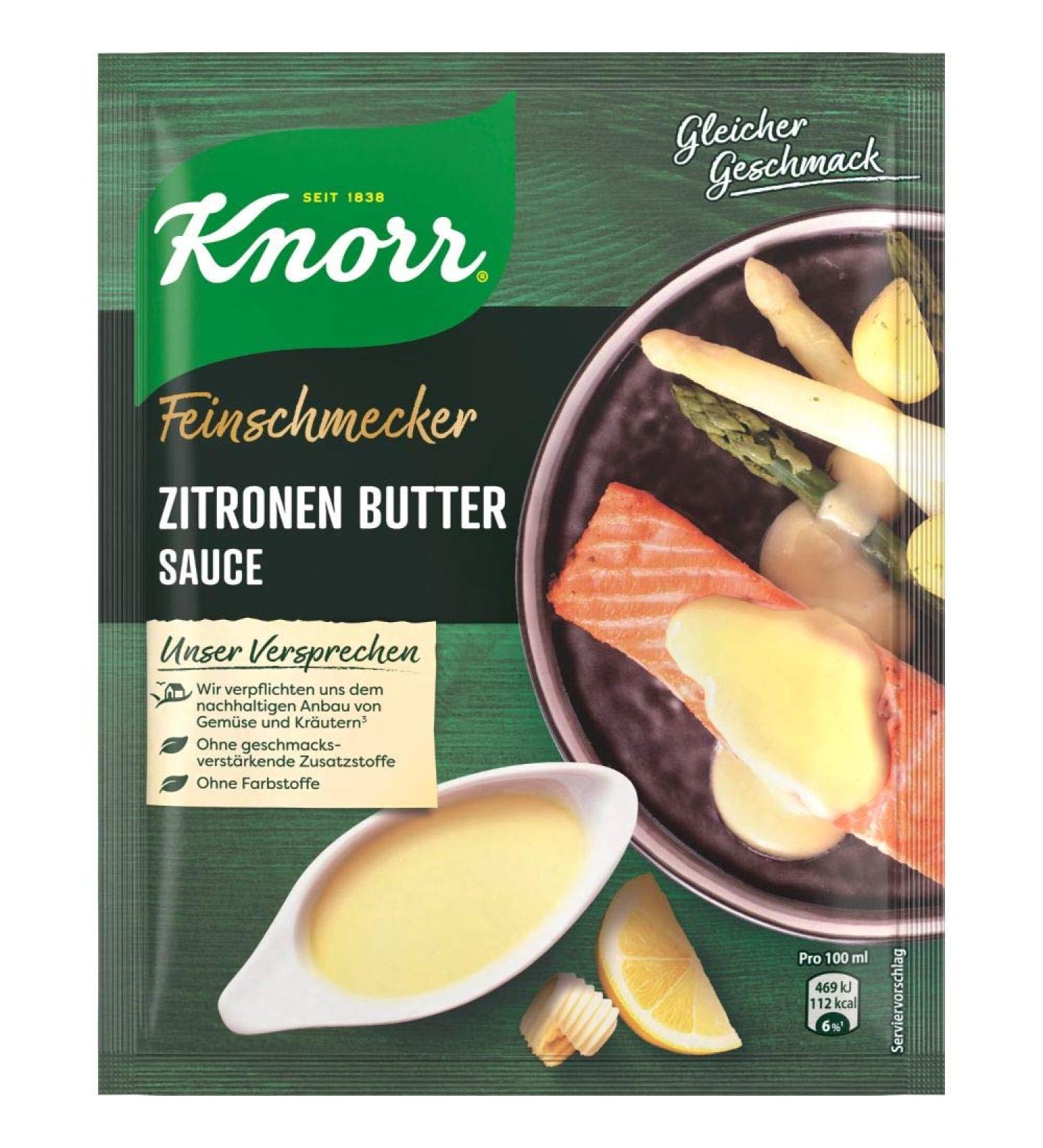 Buy Knorr Gourmet Sauce Lemon Butter - 10 Pack (10 x 250 ml) | International Shipping Available - Buy Online on SooperMarket.com