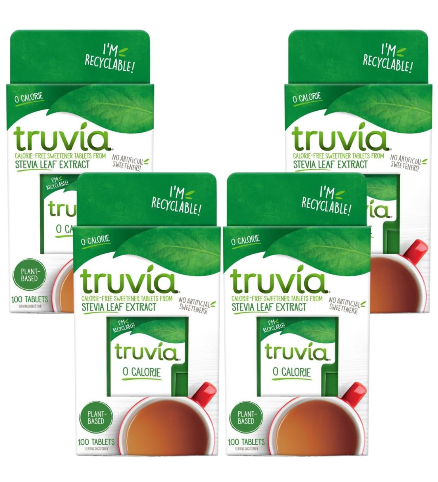 Sweetener Bundle With Truvia Sweetener Tablets 100s (4 Pack)