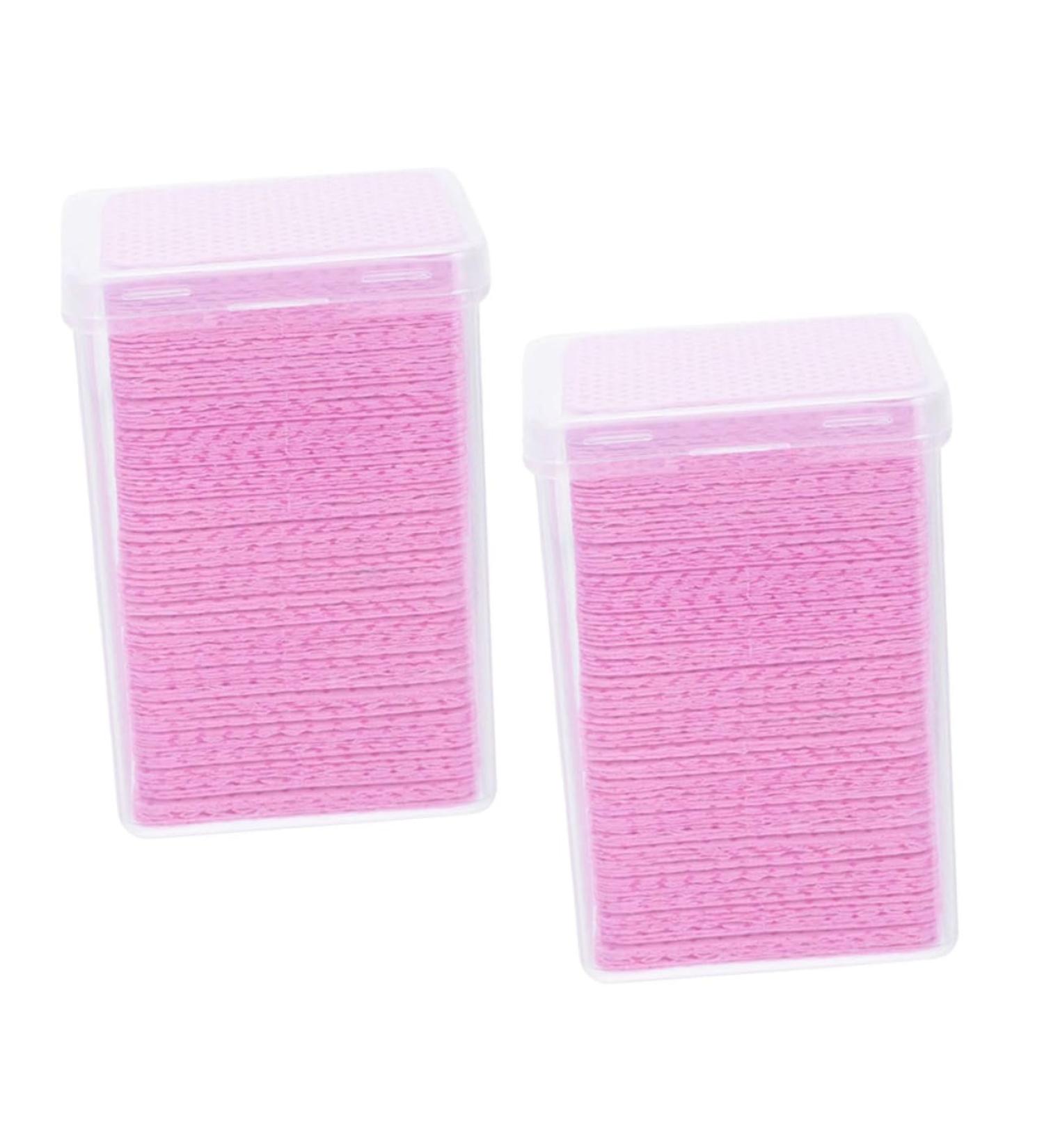 NOLITOY 1200 Pcs Lint-Free Eyelash & Nail Polish Remover Pads | Pure Cotton Cleaning Wipes for Eyelash Extensions & Nail Care - International Shipping Available - Buy Online on SooperMarket.com