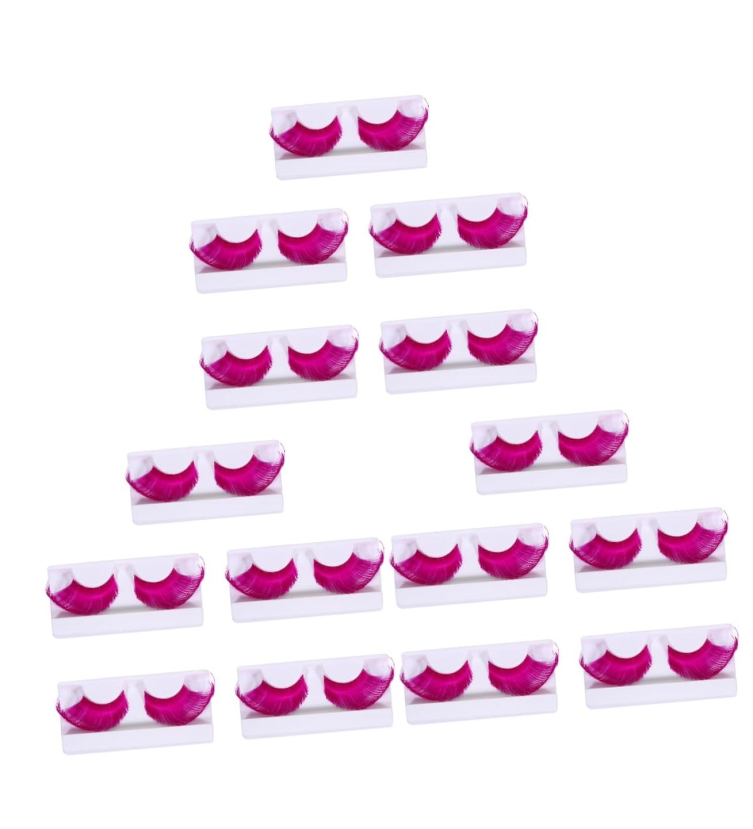 ABOOFAN 15 Pairs Halloween Extra Long False Eyelashes Party Lashes. Fiber False Eyelashes Cosplay Eyelashes Halloween Artificial Eyelashes Artificial Lashes 3d Fancy Chemical Fiber Extend - Buy Online on SooperMarket.com