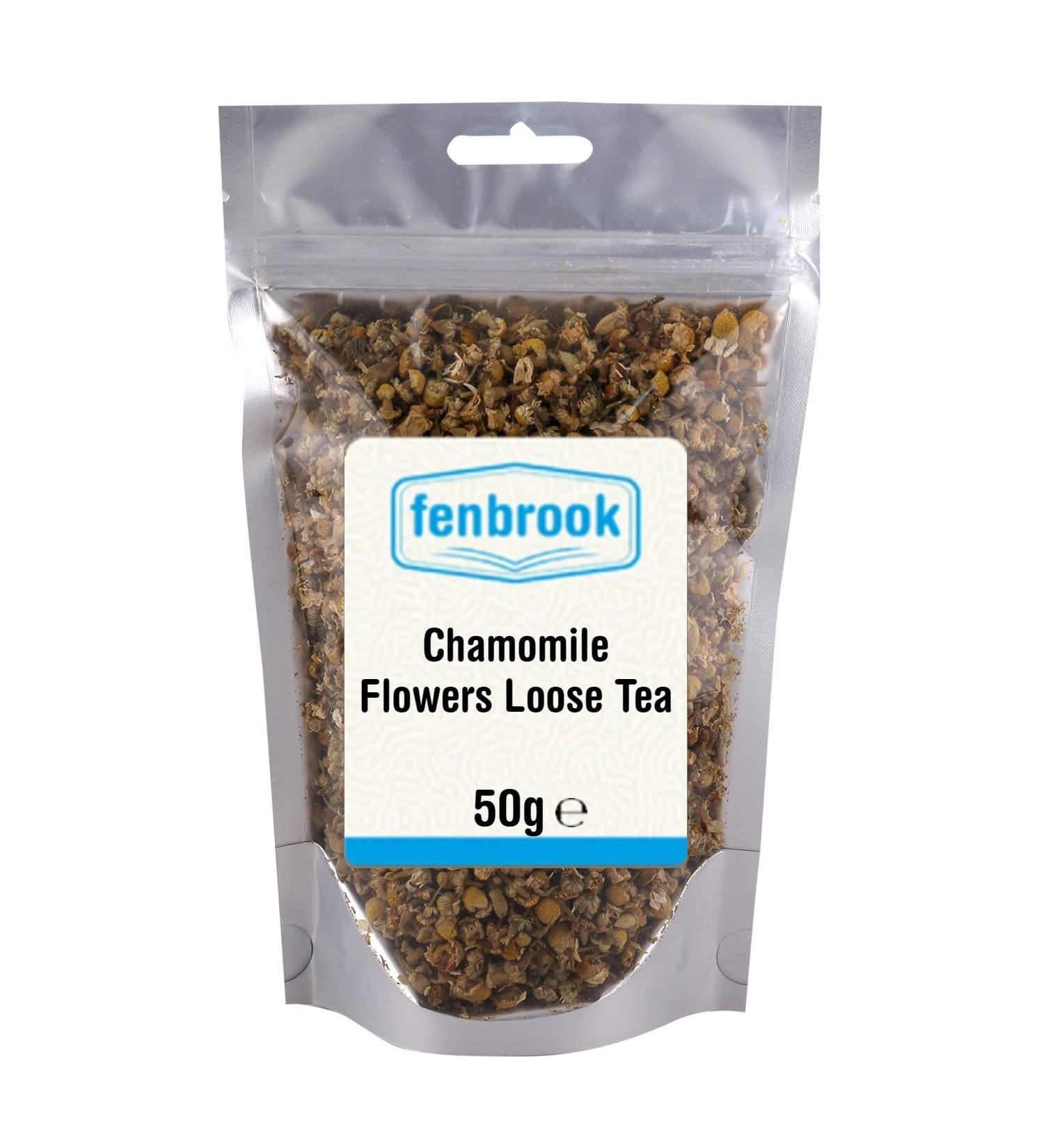 Chamomile Flowers Loose Tea 50g by Fenbrook - Buy Online on SooperMarket.com