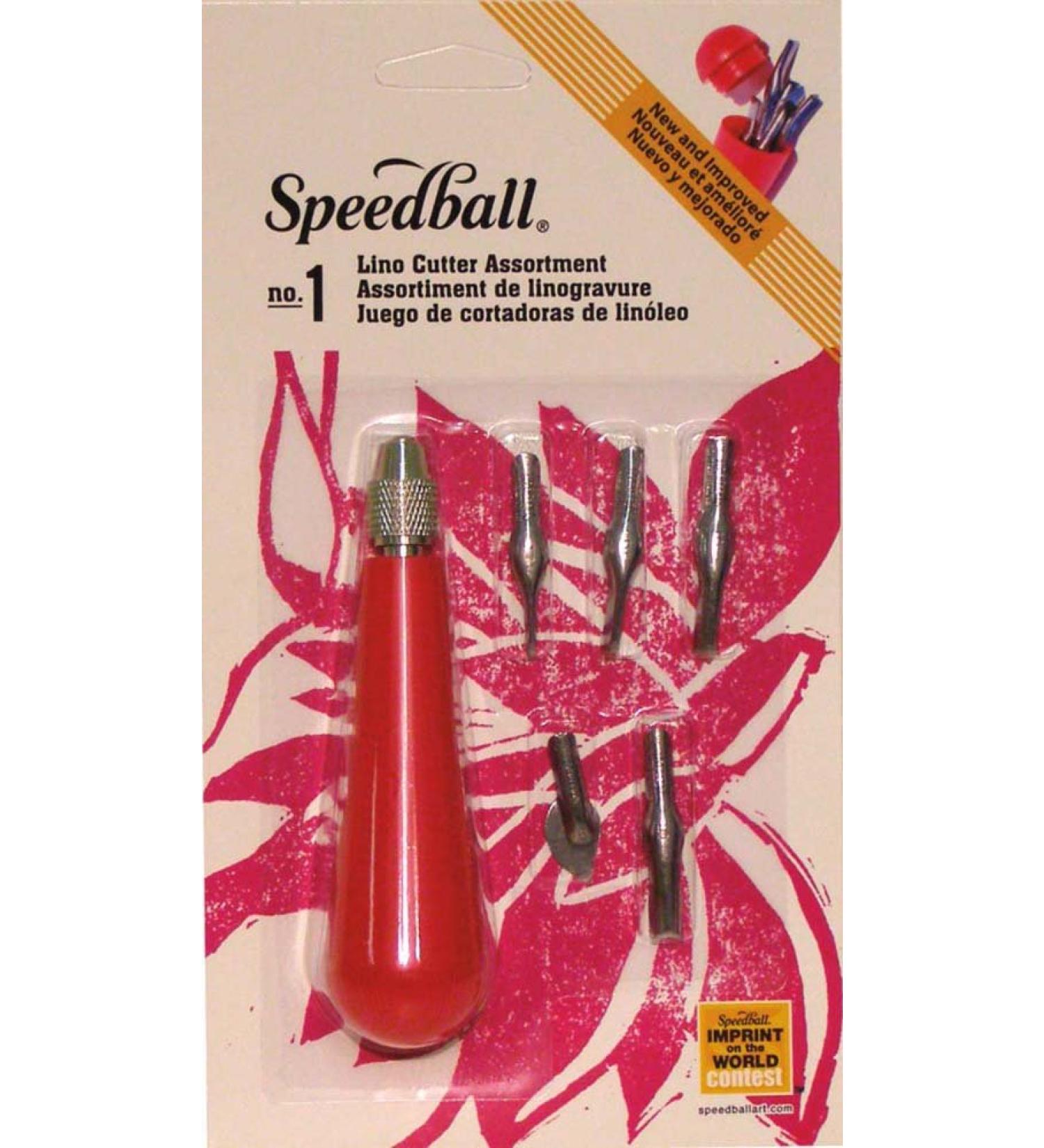 Speedball Linoleum Cutter Set (6 Piece), Multicolor