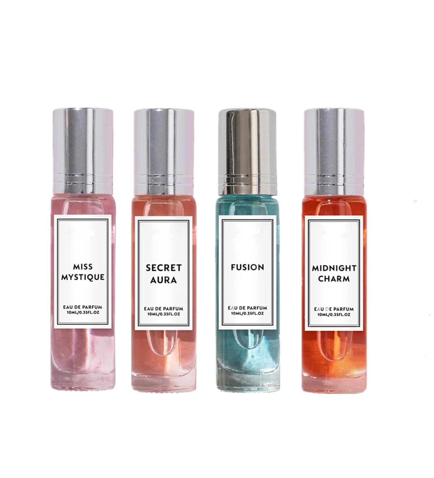Women's Pheromone Perfume Collection Pheromones Perfumes for Women Roll On Pheromone Perfume for Women Enhanced Scents Long-Lasting Portable (4PACK-H) - Buy Online on SooperMarket.com