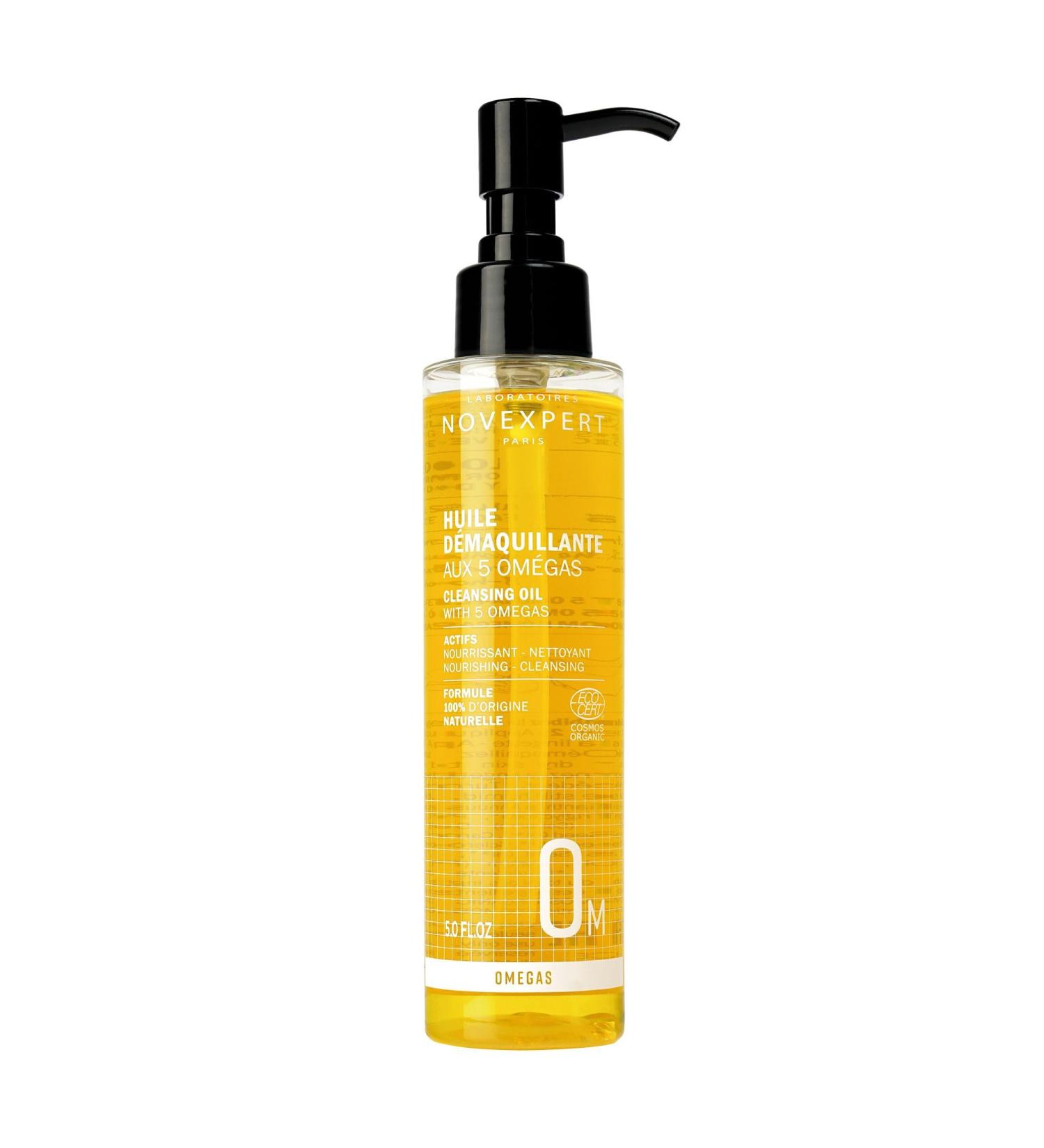 Cleansing Oil with 5 Omegas - Vegan Facial Cleanser for Makeup Removal & Skin Renewal - Hydrating Organic Skincare (5 Oz - Buy Online on SooperMarket.com