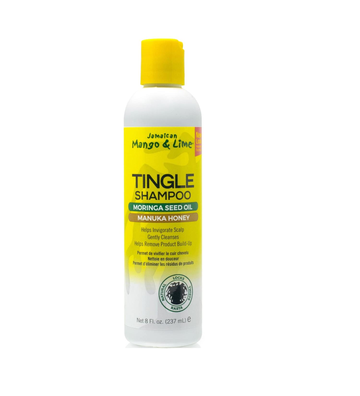 Jamaican Mango & Lime Tingle Shampoo 8 oz - Refreshing Cleanser for Hair - Buy Online on SooperMarket.com