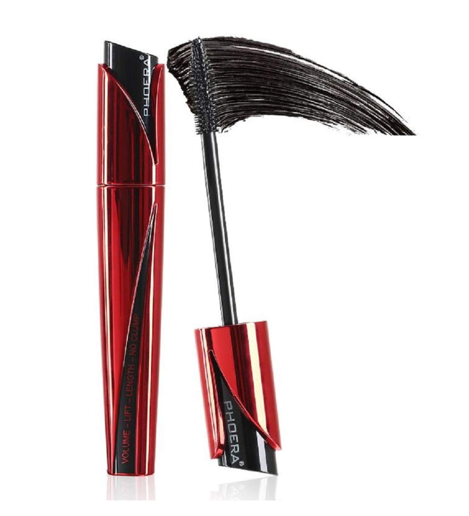AQUAPURITY PHOERA Lash Volume Mascara Waterproof | 9D Curling Black Mascara for Intense Length & Volume | Long Lasting & Smudge Proof | Cruelty Free - Buy Online on SooperMarket.com