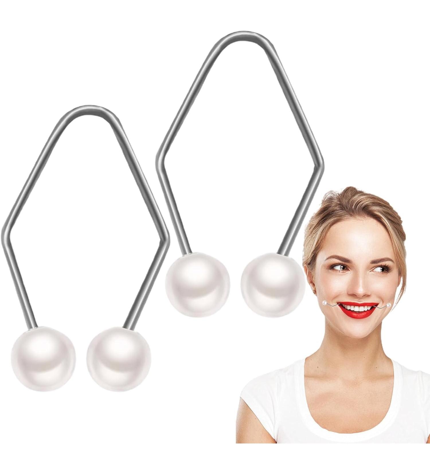 Ehoter Dimple Makers | Face Dimple Trainer & Smile Beauty Exerciser (White) - Enhance Your Smile! - Buy Online on SooperMarket.com