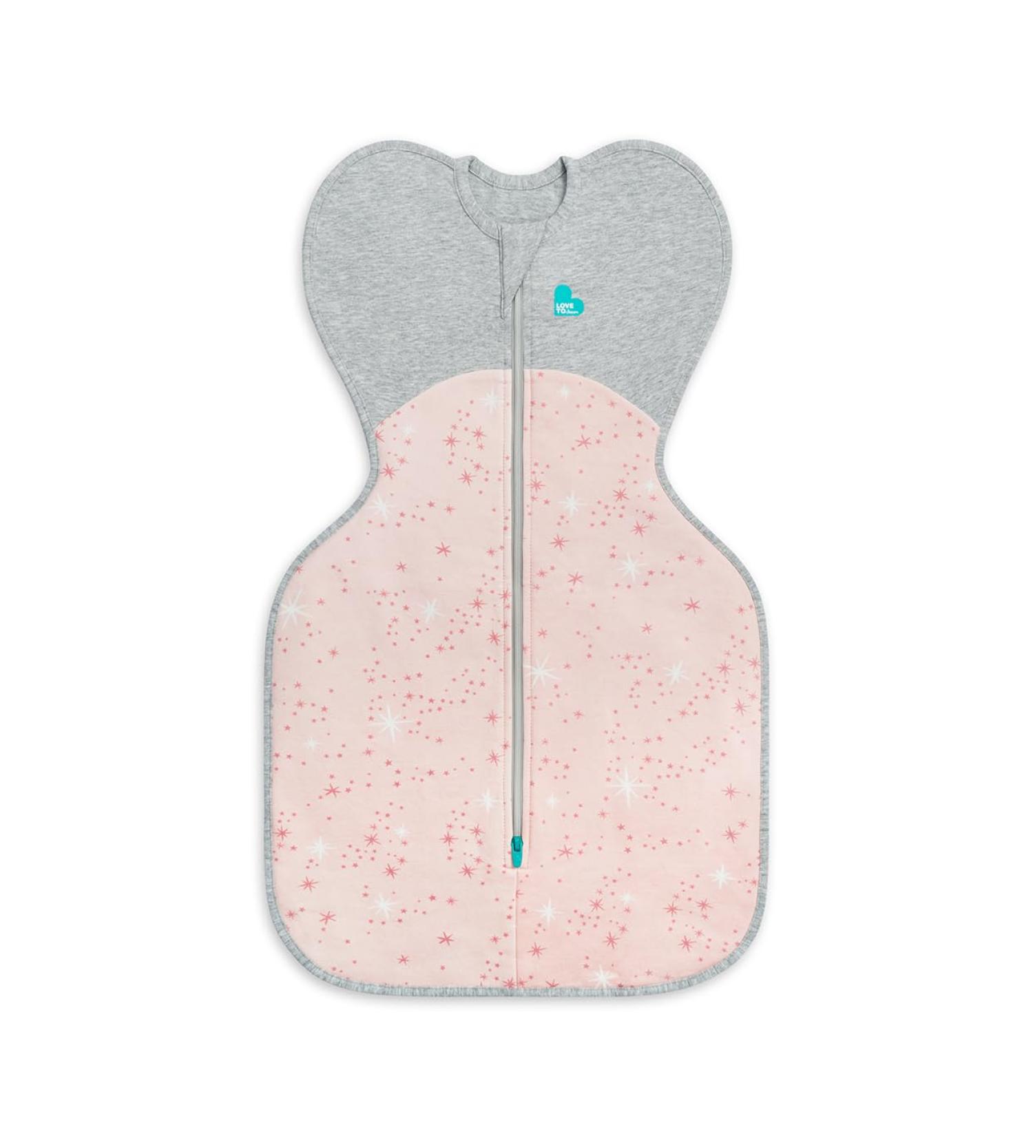 Love To Dream Swaddle UP Self-Soothing Baby Sleeping Bag - Light Pink Medium 18-24 Months (6-8.5kg) | Calms Startle Reflex, Promotes Longer Sleep | All Year Round Swaddle for Newborns - North Star Design - Buy Online on SooperMarket.com