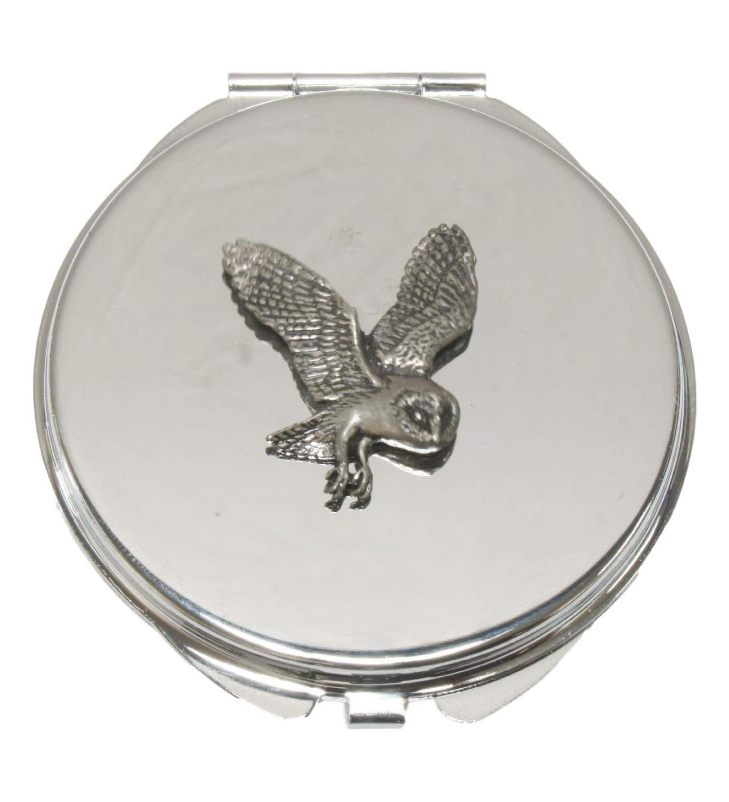 Barn Owl Compact Mirror Handbag Gift With Free Engraving 21 - Buy Online on SooperMarket.com