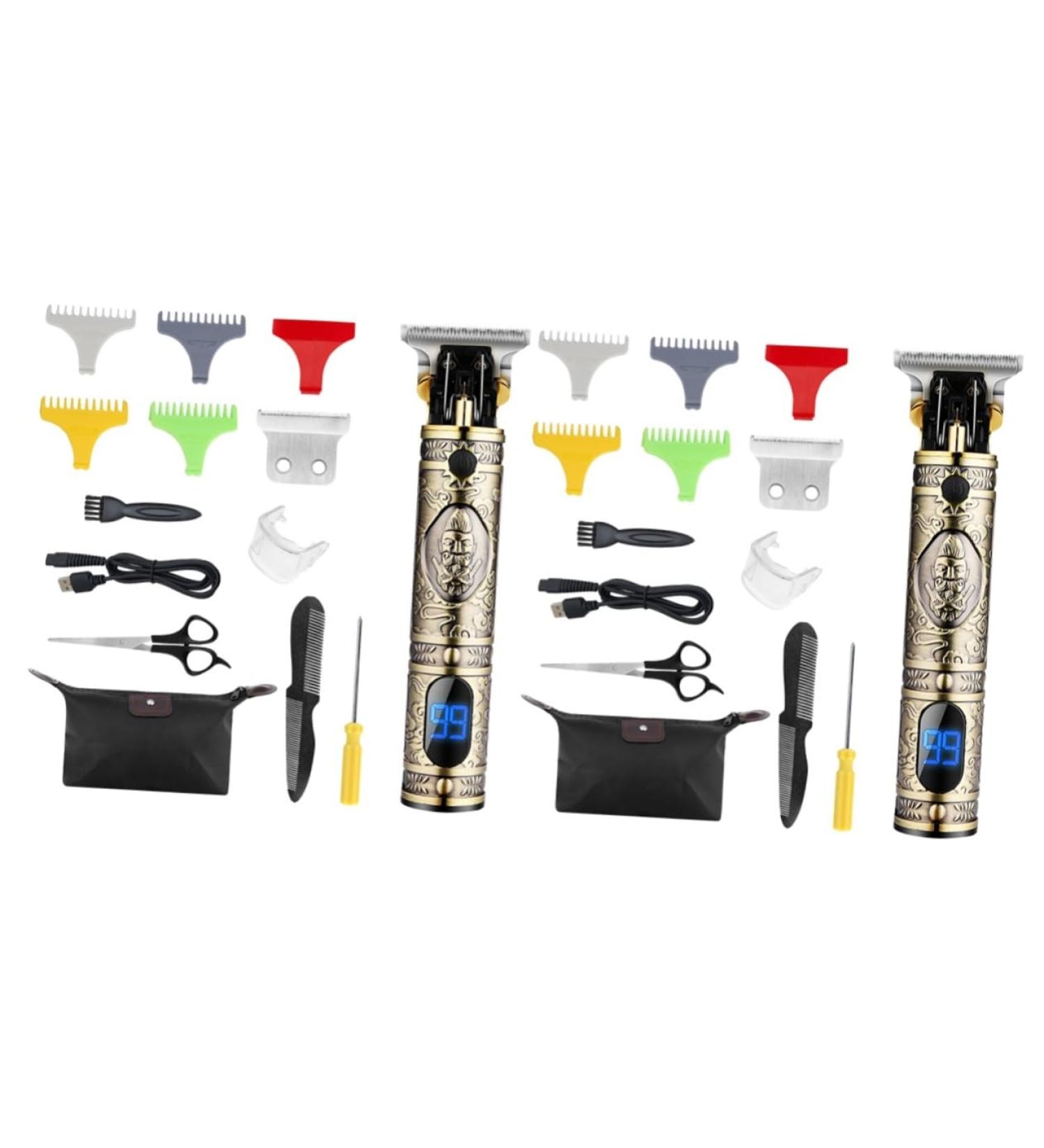 Angoily 2 Sets Oil Head Stainless Steel Man Beard - Buy Online on SooperMarket.com